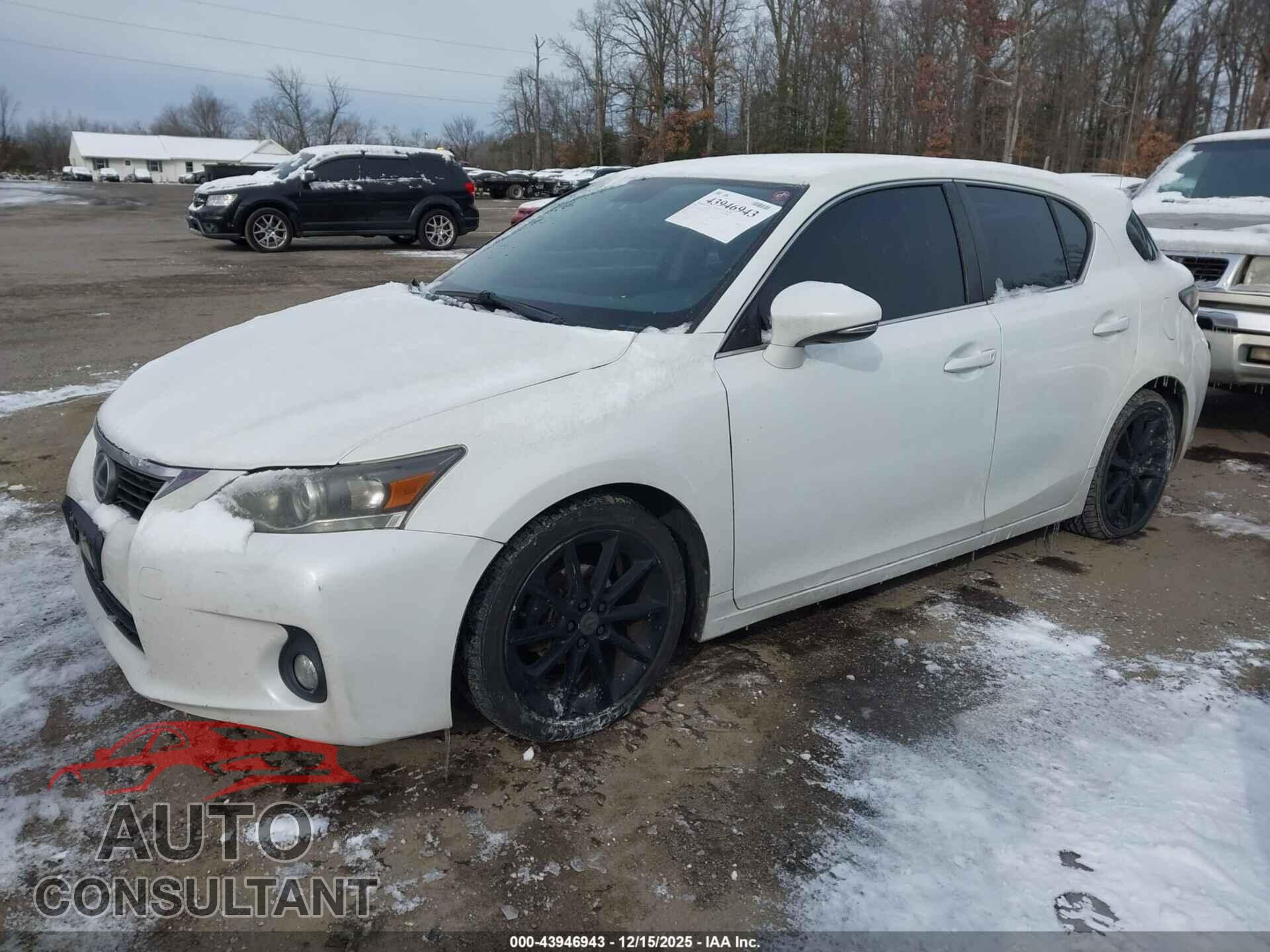 LEXUS CT 200H 2012 - JTHKD5BH2C2121360