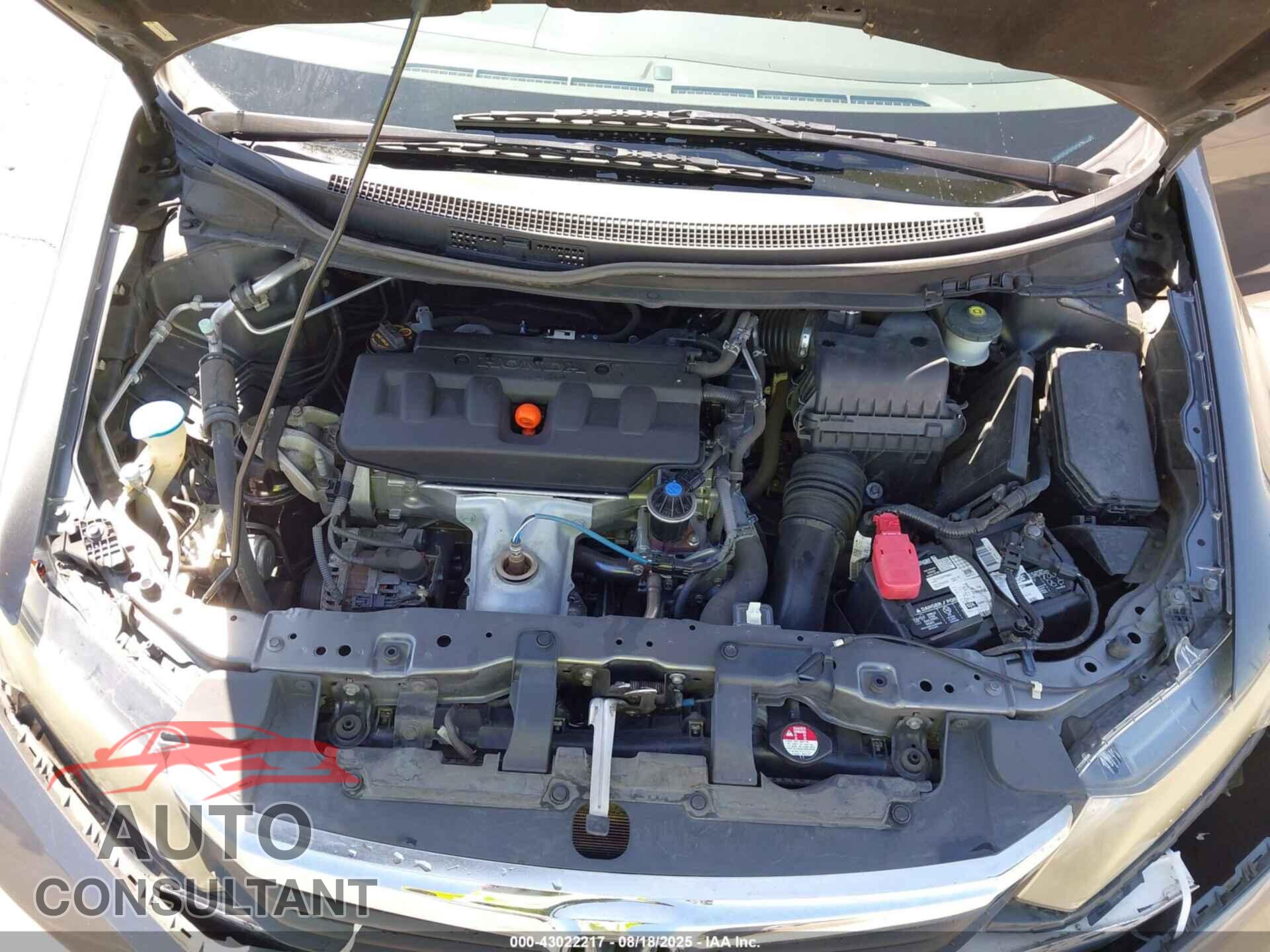 HONDA CIVIC 2012 - 19XFB2F53CE391868
