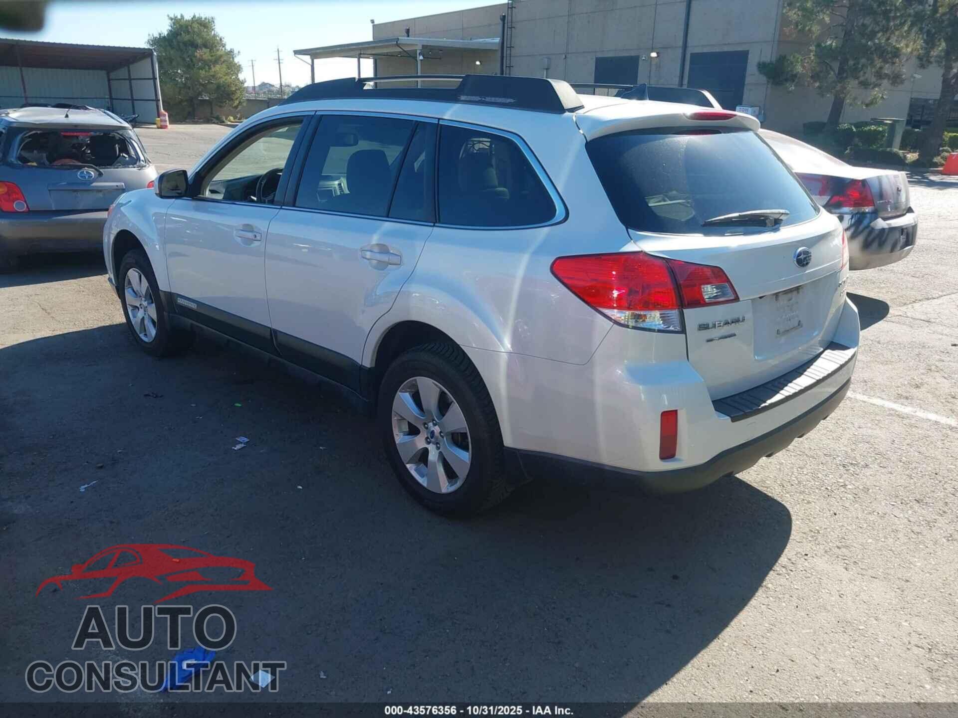 SUBARU OUTBACK 2012 - 4S4BRBKC8C3226139