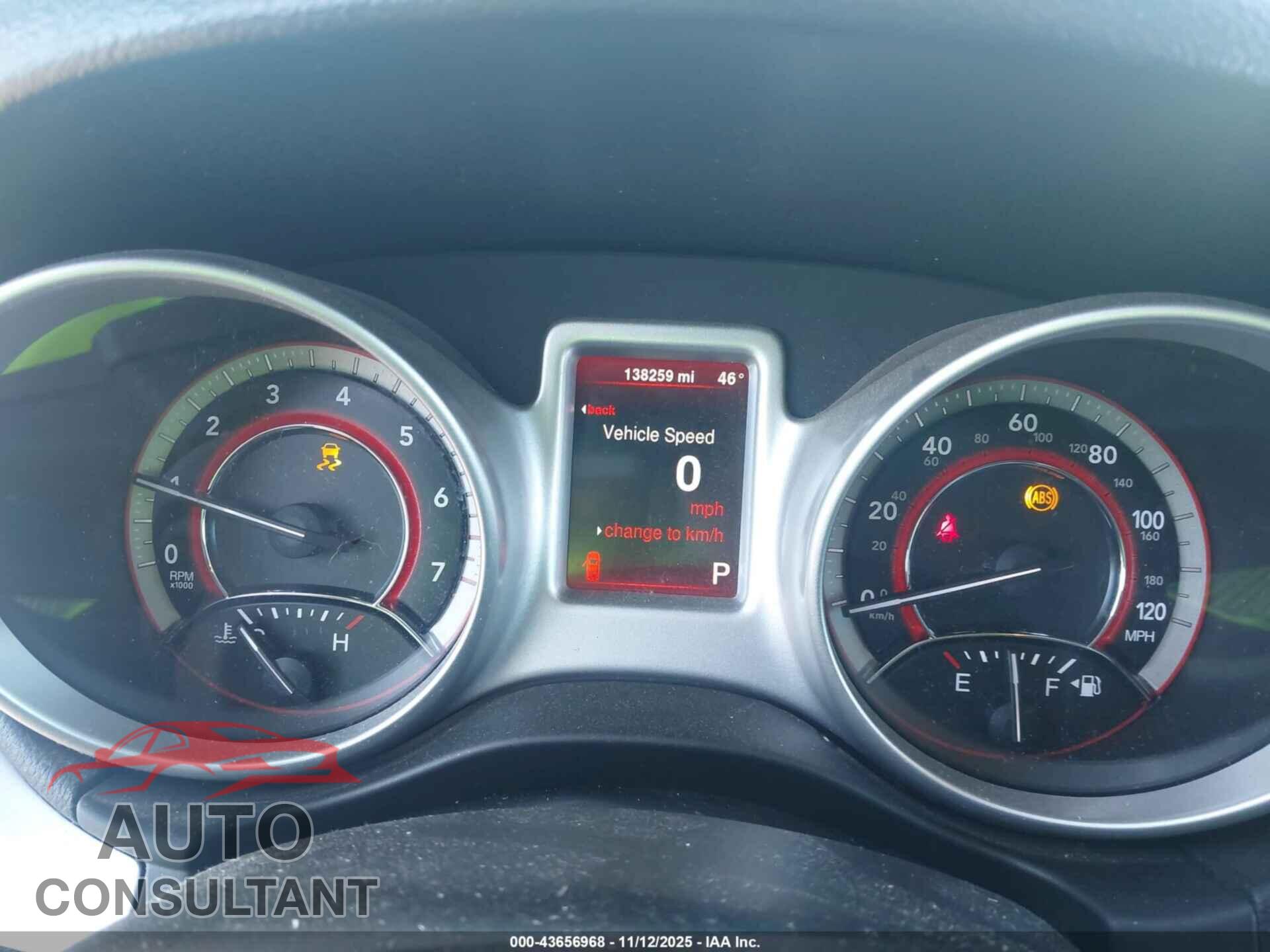 DODGE JOURNEY 2014 - 3C4PDCBB4ET143465