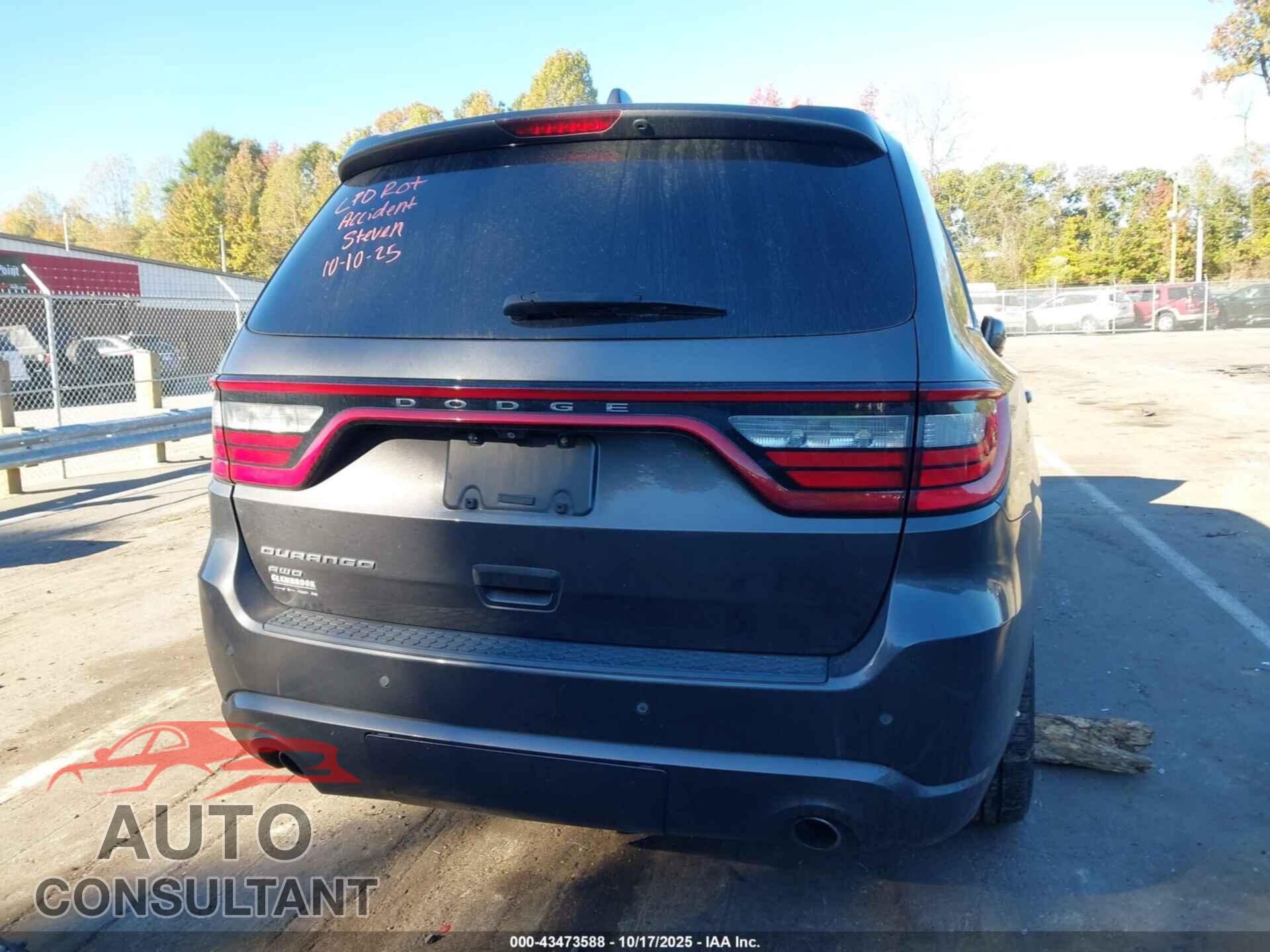 DODGE DURANGO 2015 - 1C4RDJAG7FC120754