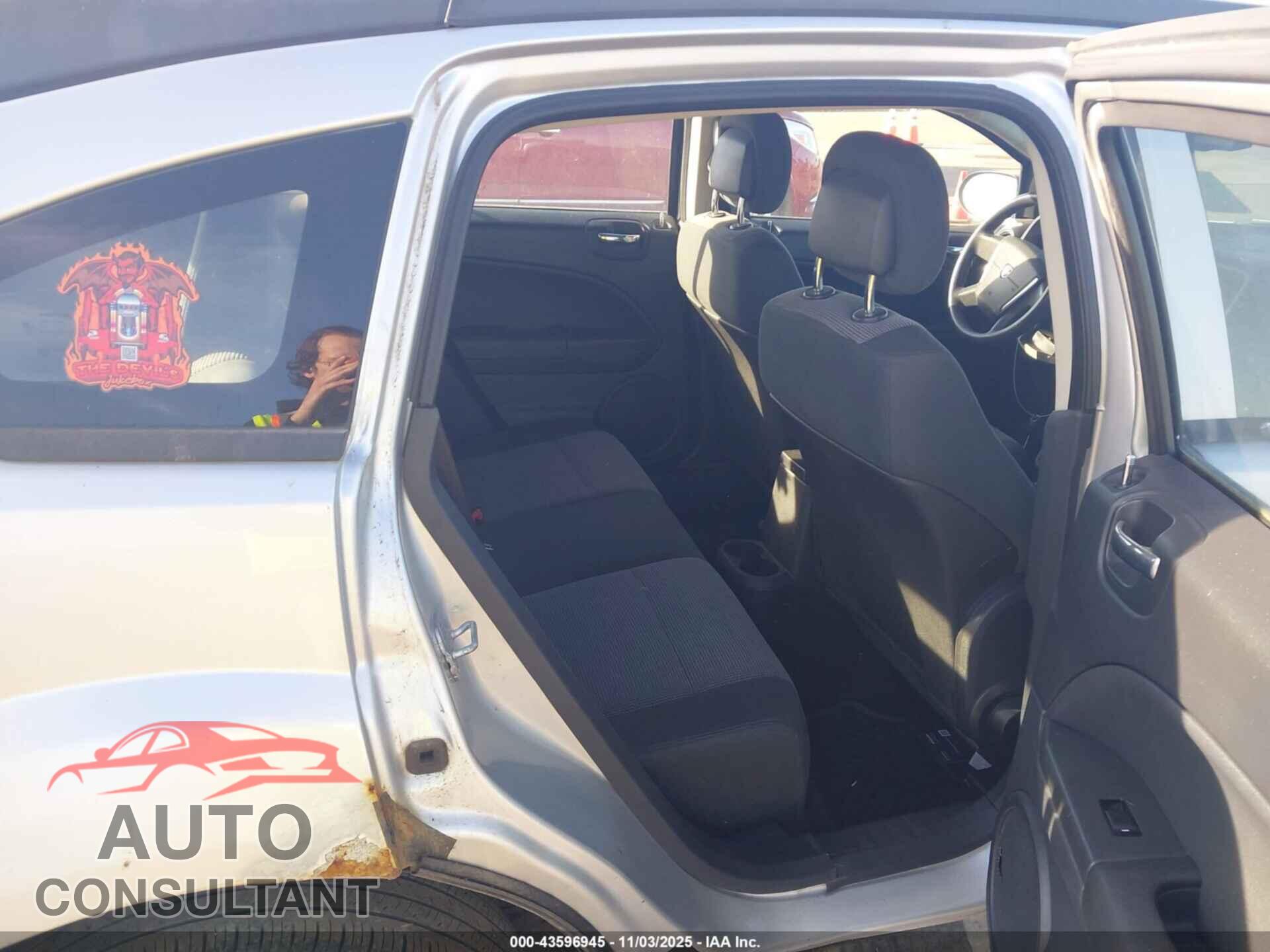 DODGE CALIBER 2012 - 1C3CDWDAXCD507920