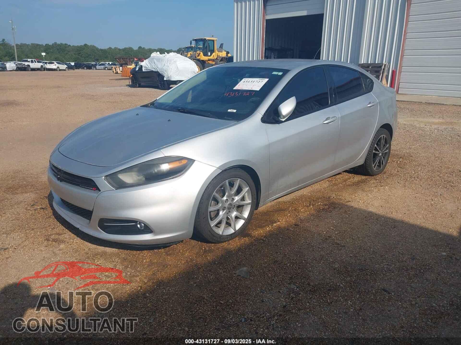 DODGE DART 2013 - 1C3CDFBA8DD337027