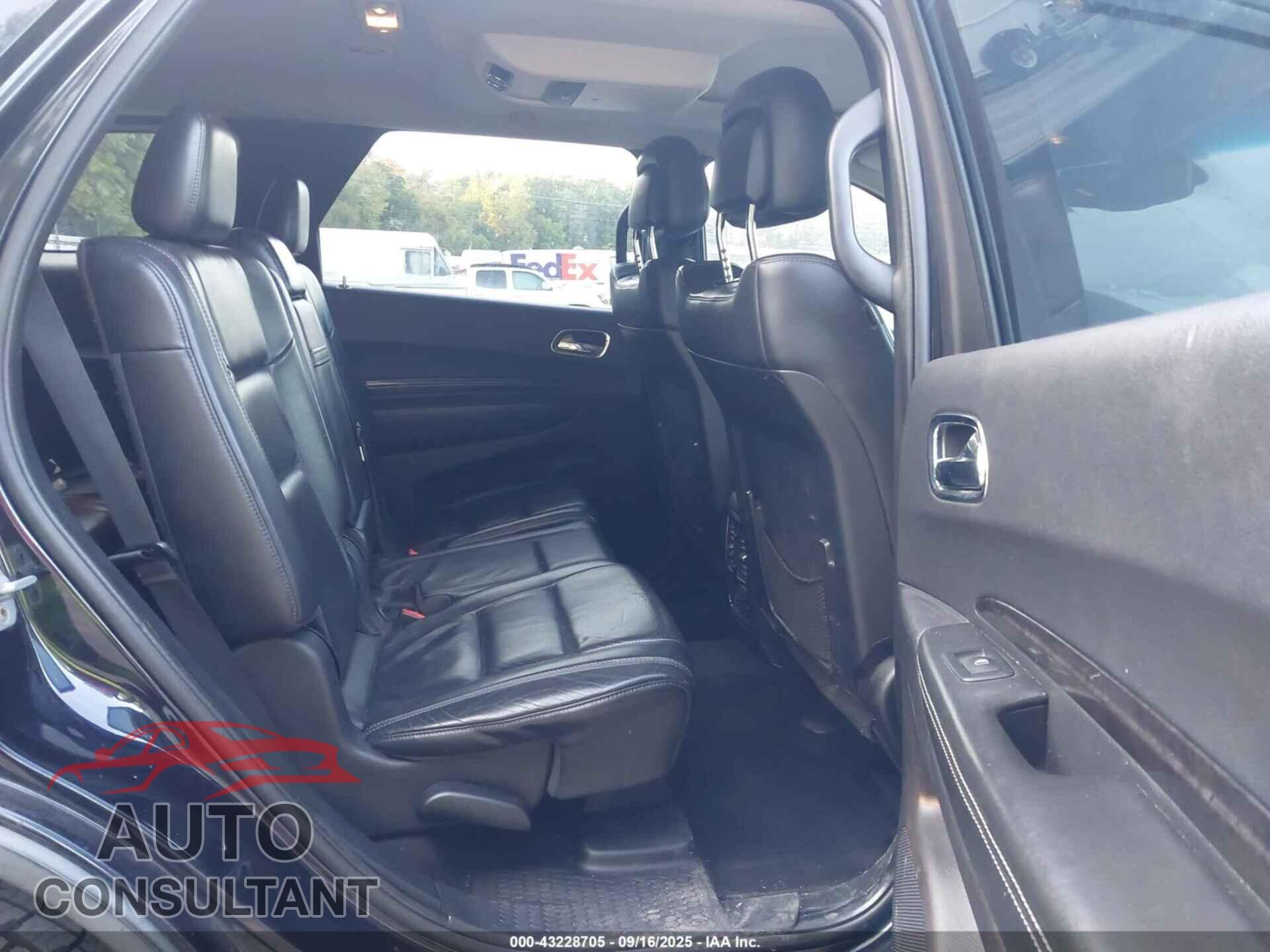 DODGE DURANGO 2011 - 1D4SE5GT6BC613767