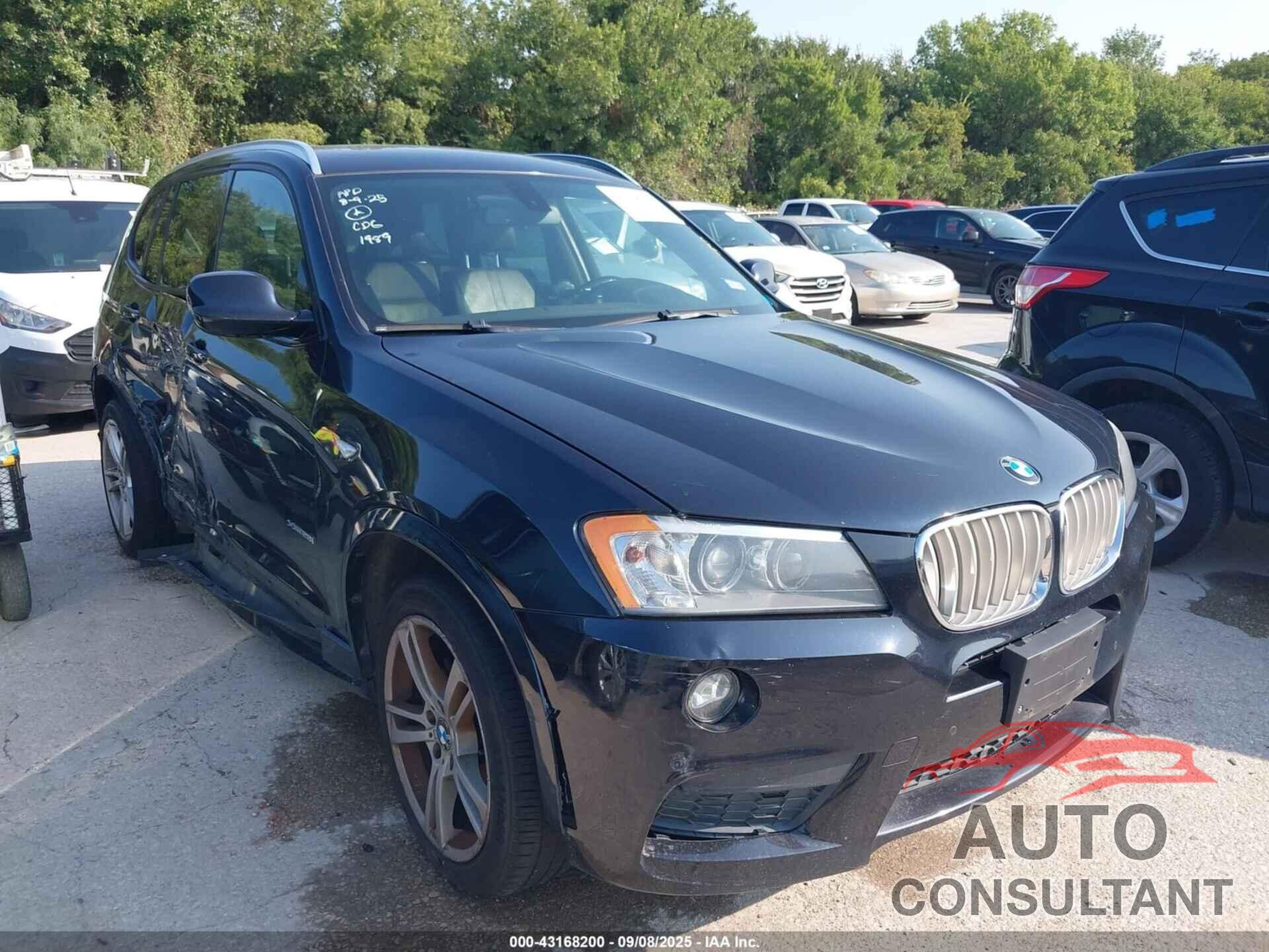 BMW X3 2013 - 5UXWX9C54D0A21989