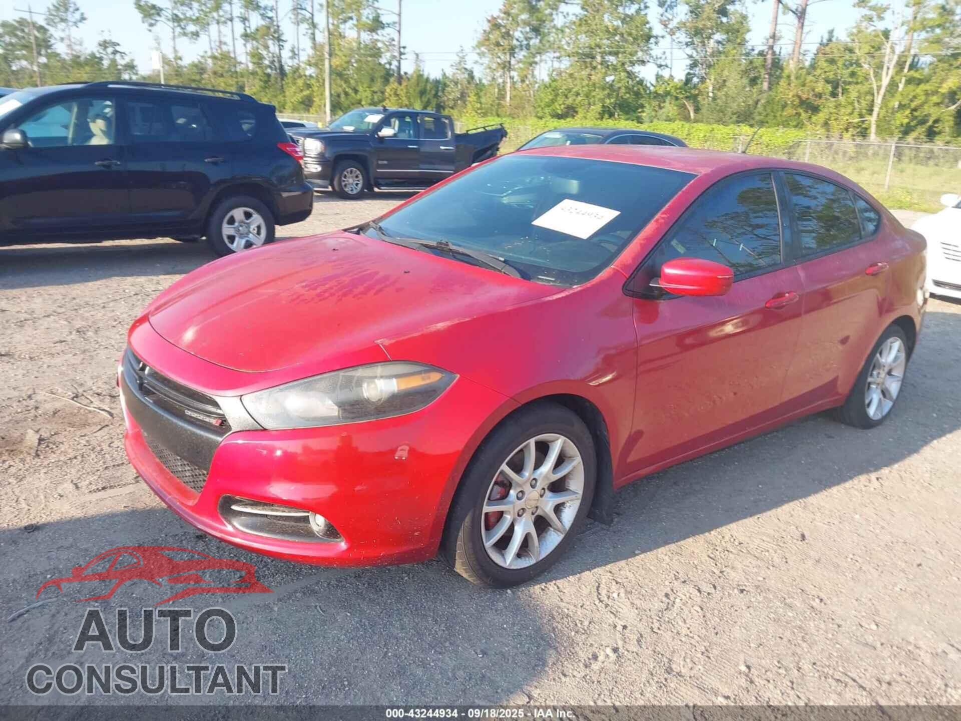 DODGE DART 2013 - 1C3CDFBH1DD698984