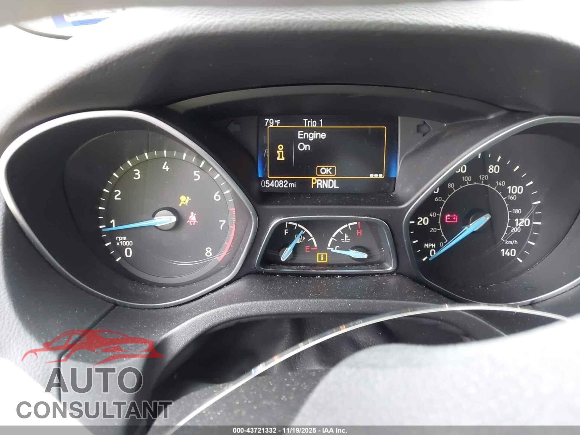 FORD FOCUS 2016 - 1FADP3F27GL369041