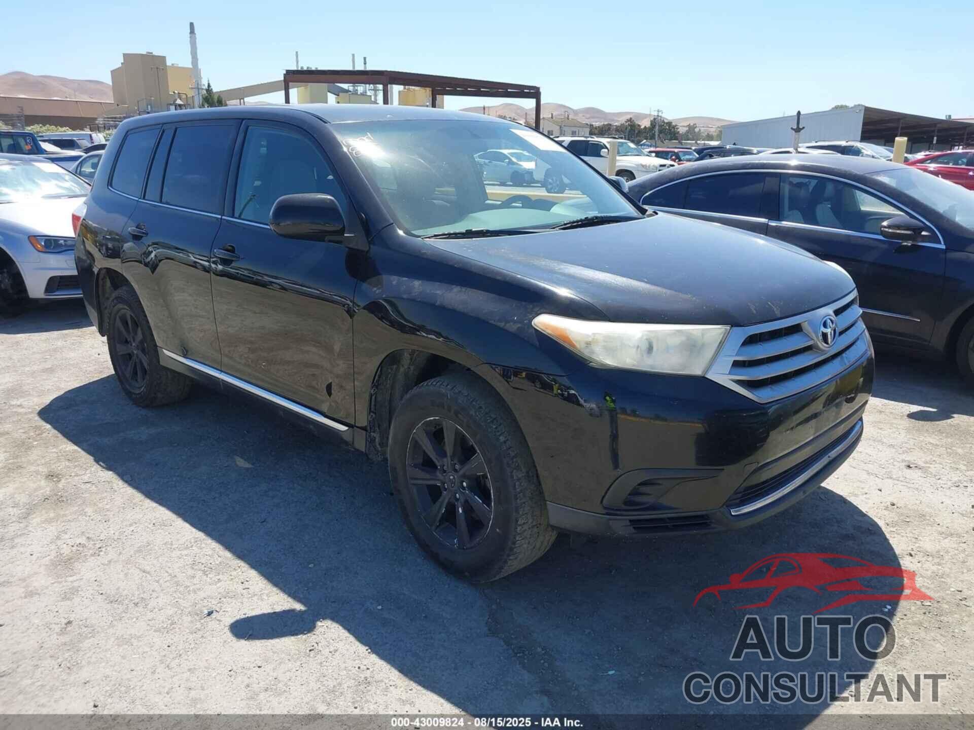 TOYOTA HIGHLANDER 2013 - 5TDZA3EH0DS039811