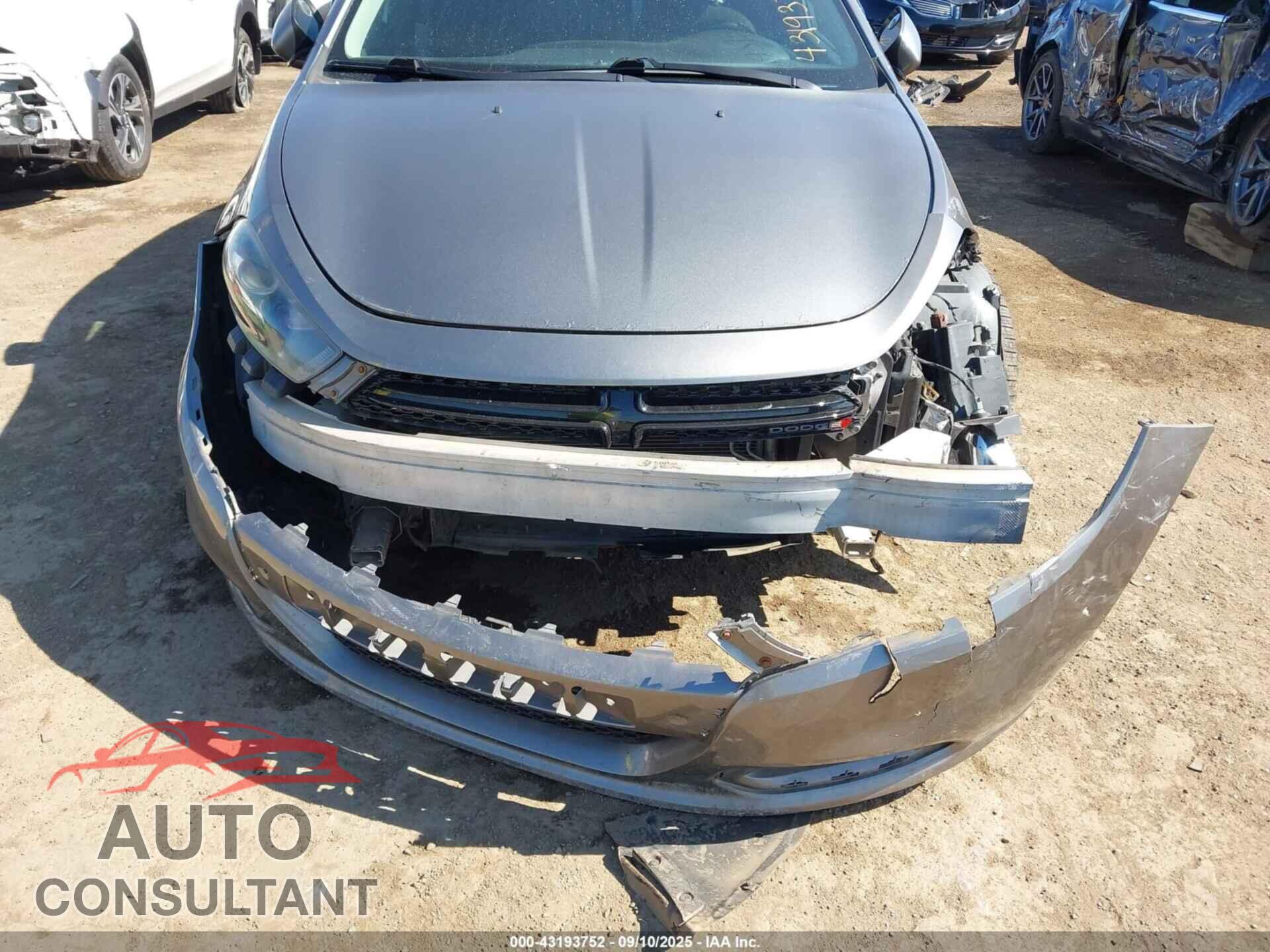 DODGE DART 2013 - 1C3CDFBA2DD338156