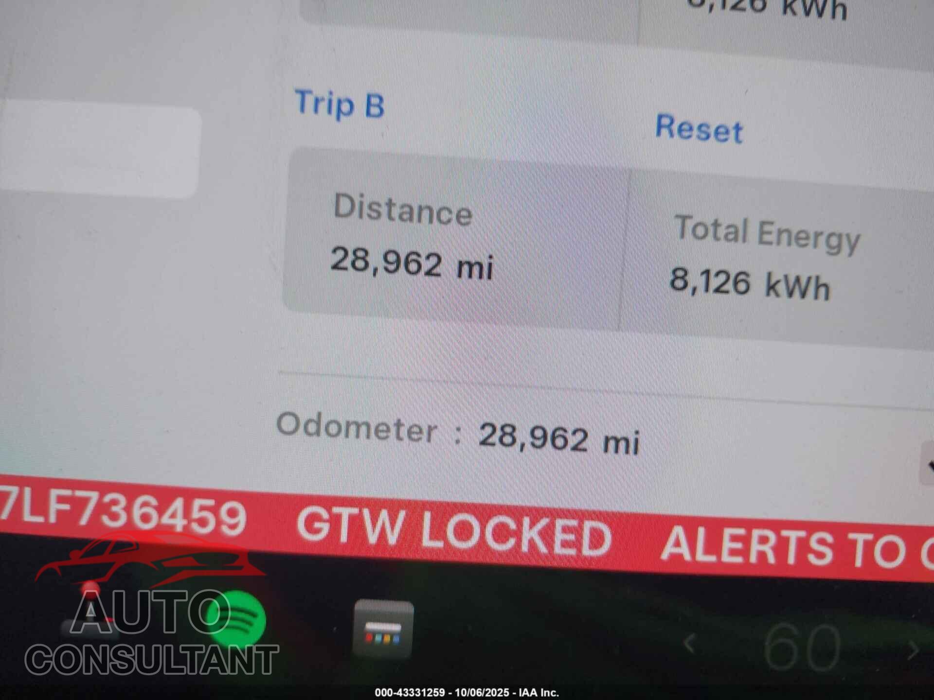 TESLA MODEL 3 2020 - 5YJ3E1EA7LF736459