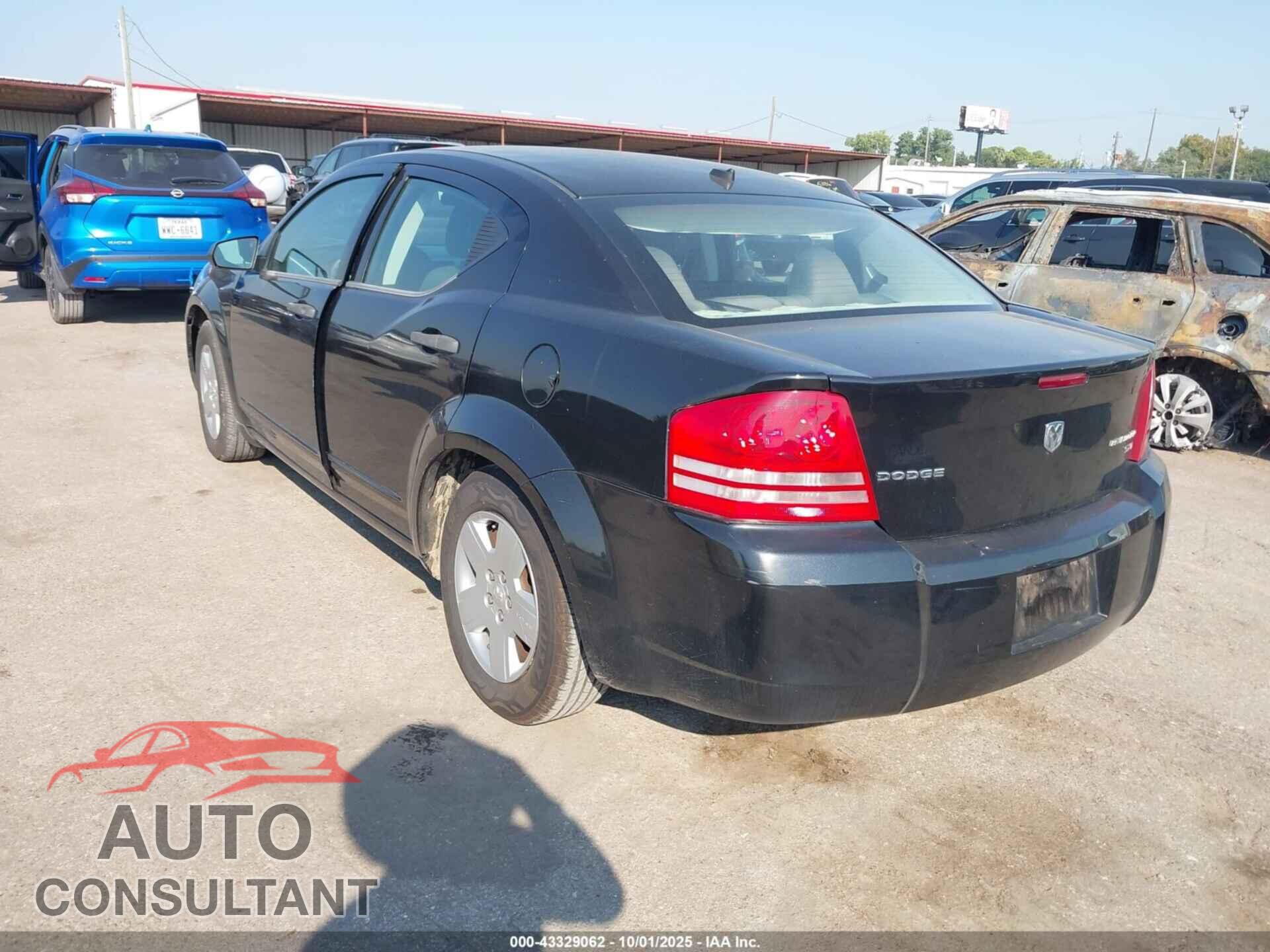DODGE AVENGER 2010 - 1B3CC4FB8AN200733