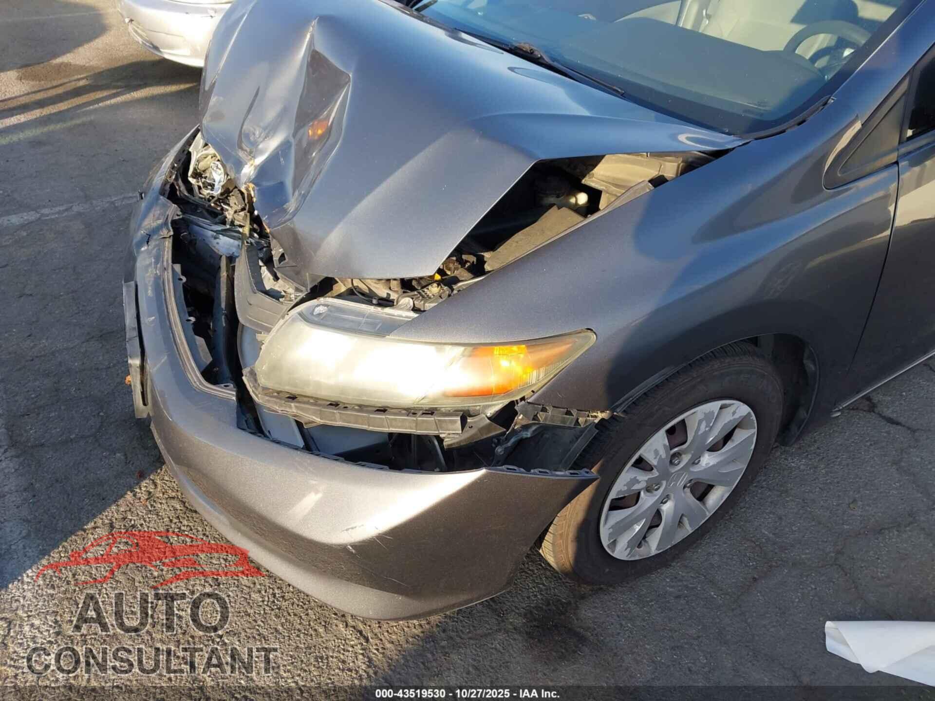 HONDA CIVIC 2012 - 19XFB2F53CE335669