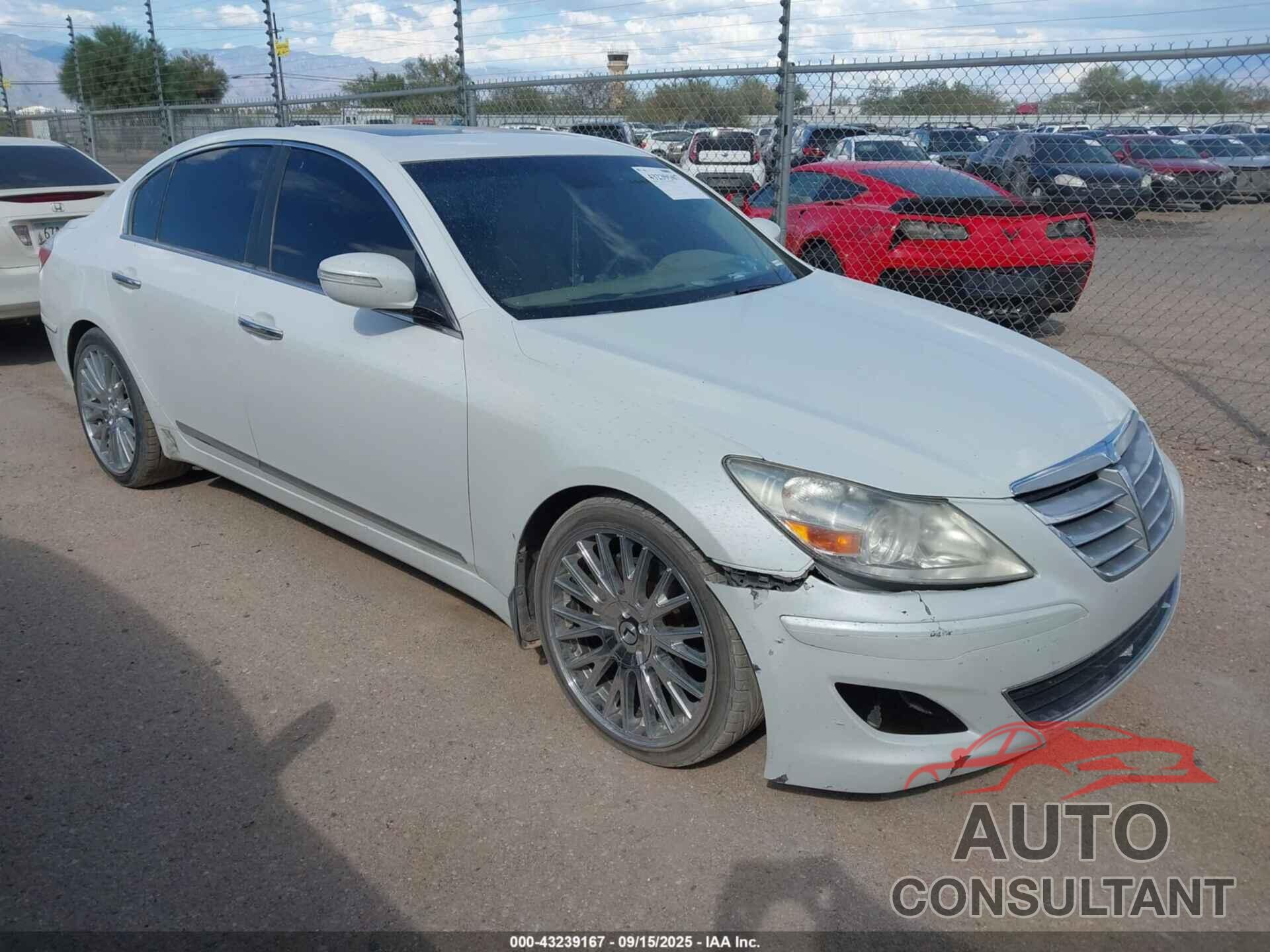 HYUNDAI GENESIS 2011 - KMHGC4DF6BU121859