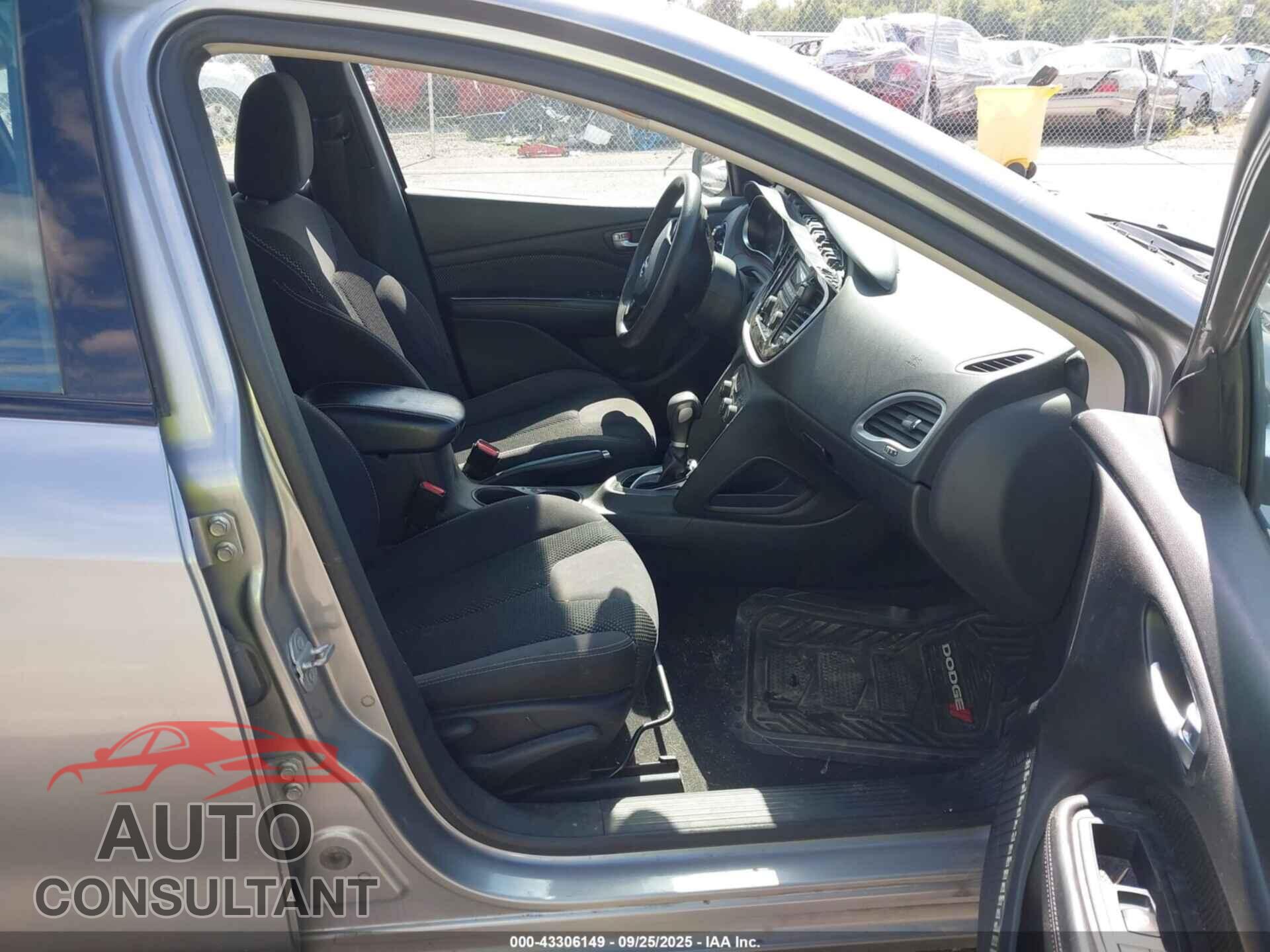 DODGE DART 2015 - 1C3CDFBB5FD265229