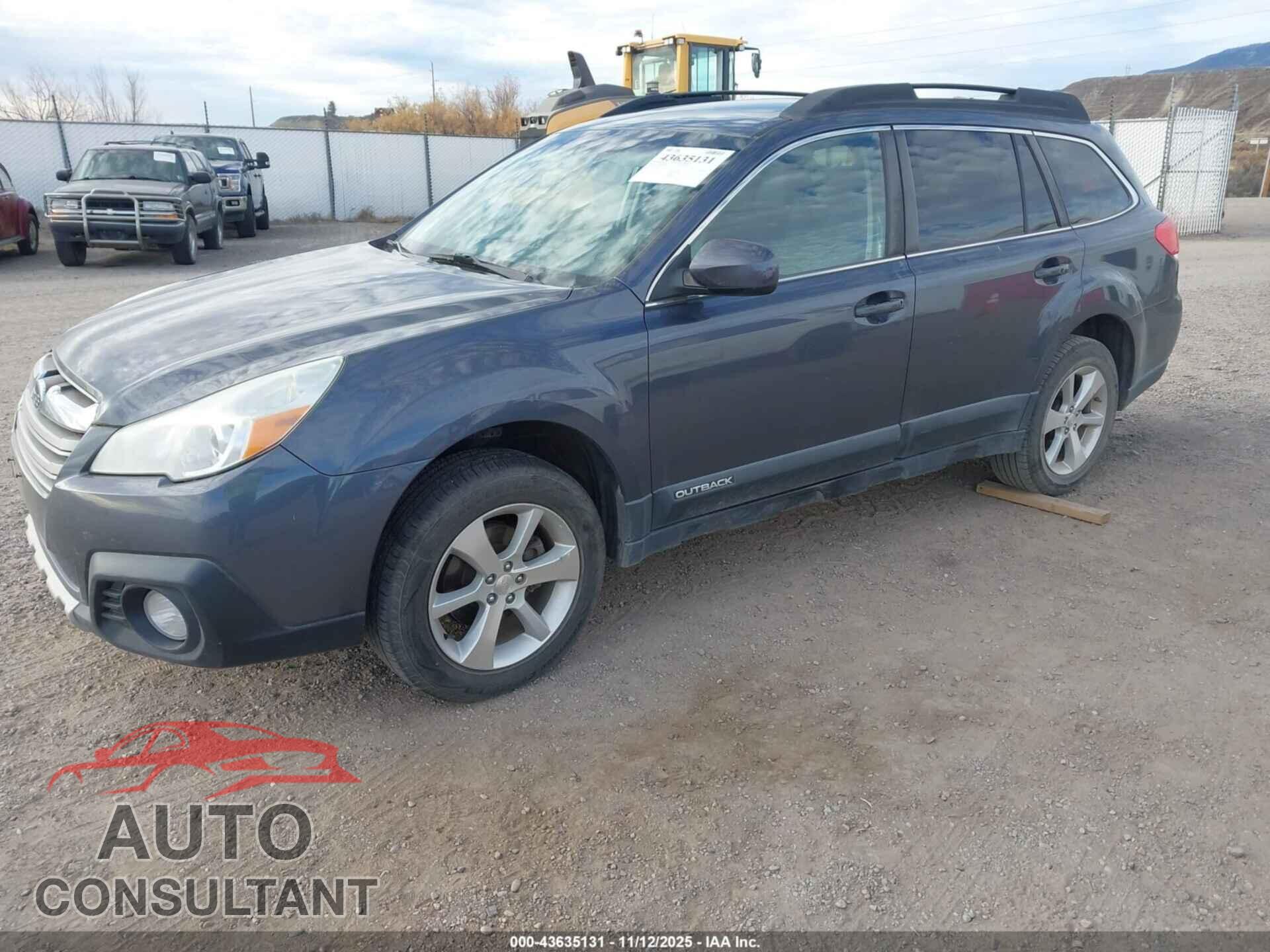 SUBARU OUTBACK 2014 - 4S4BRBMC4E3251233