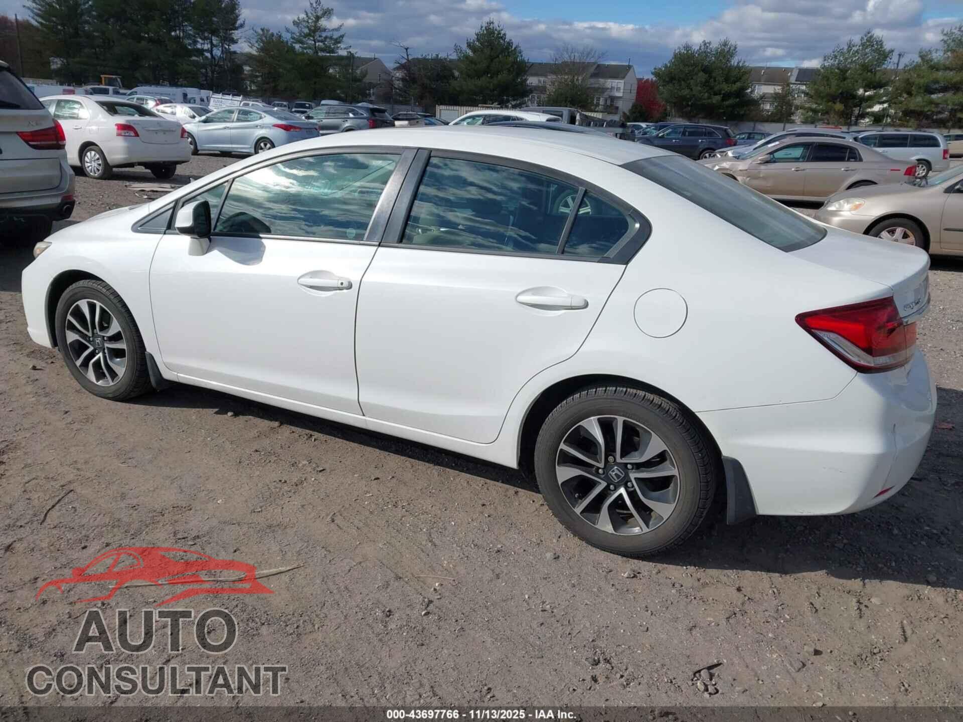 HONDA CIVIC 2013 - 19XFB2F98DE271147