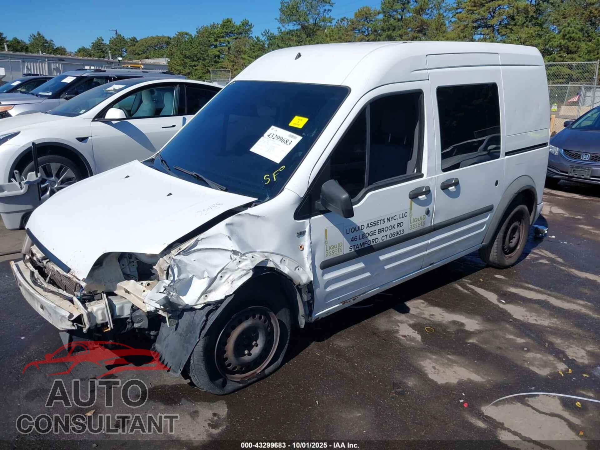 FORD TRANSIT CONNECT 2012 - NM0LS6BN1CT084316