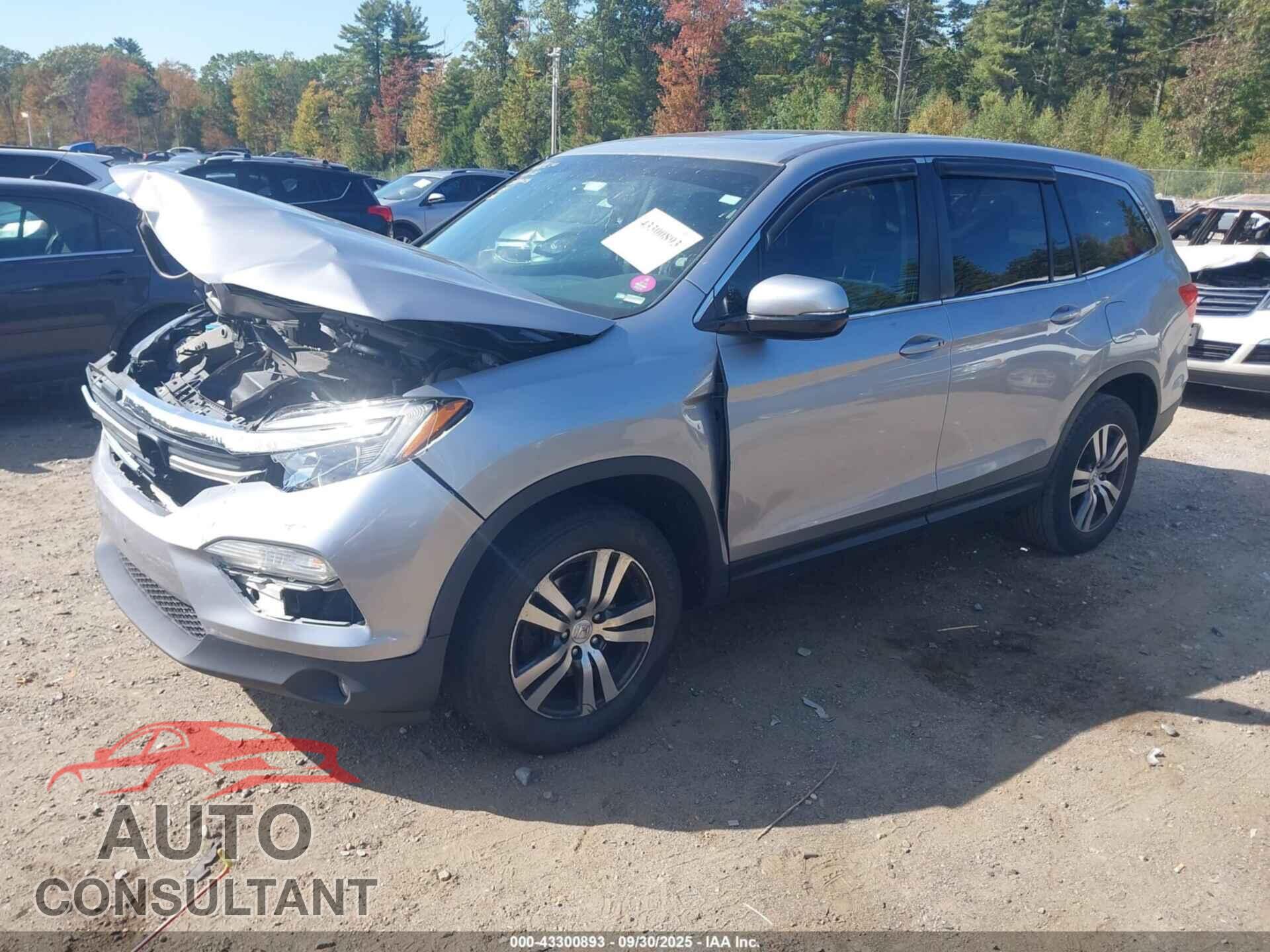 HONDA PILOT 2017 - 5FNYF6H51HB069040