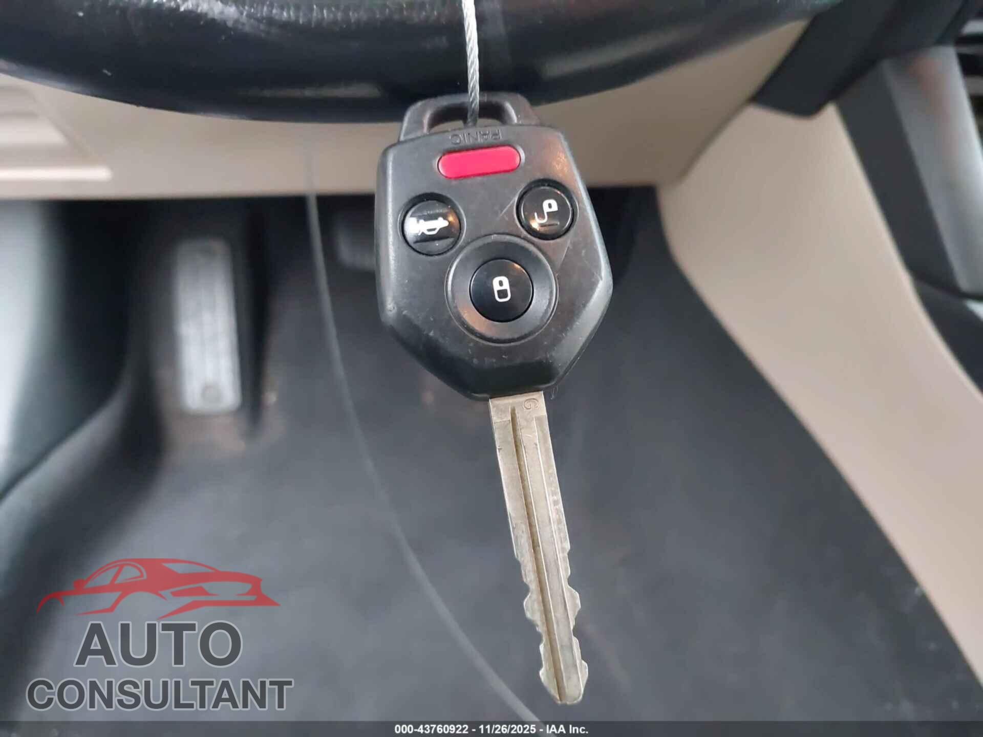 SUBARU OUTBACK 2016 - 4S4BSAHC8G3324812