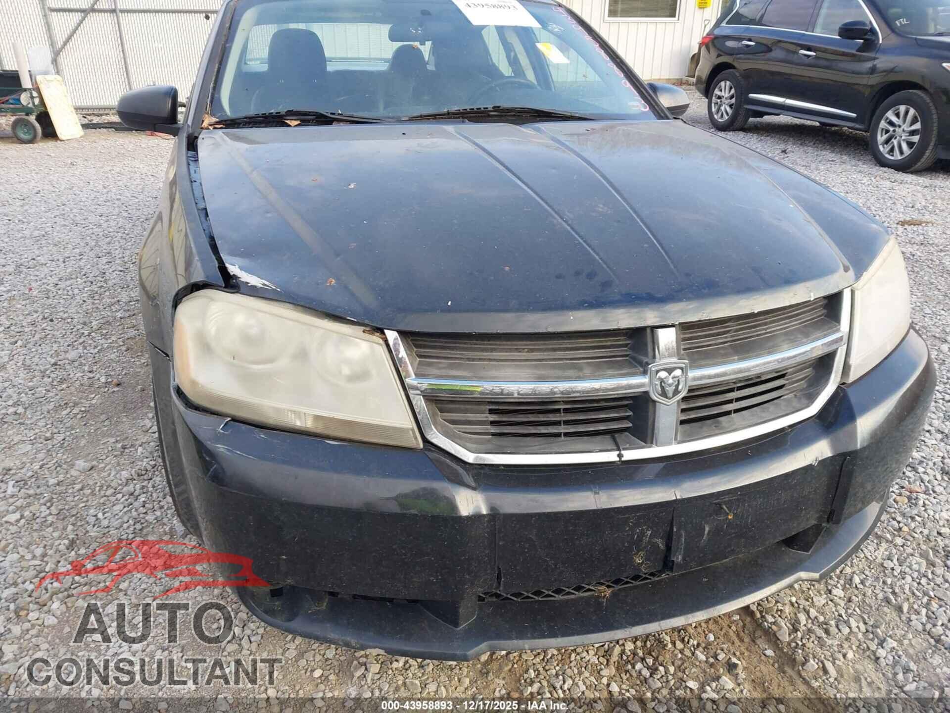 DODGE AVENGER 2010 - 1B3CC5FB5AN102801