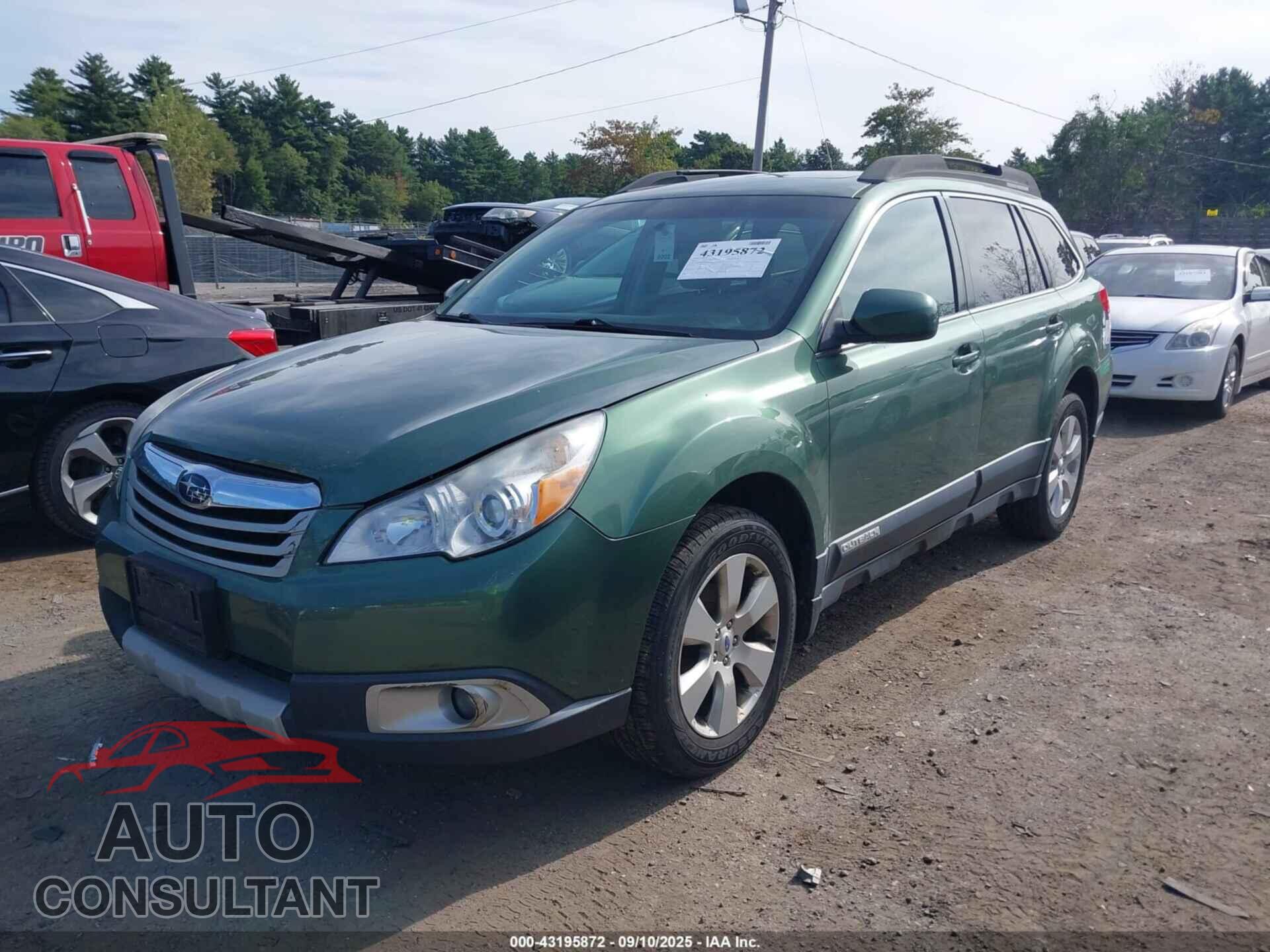 SUBARU OUTBACK 2012 - 4S4BRBLC7C3274973