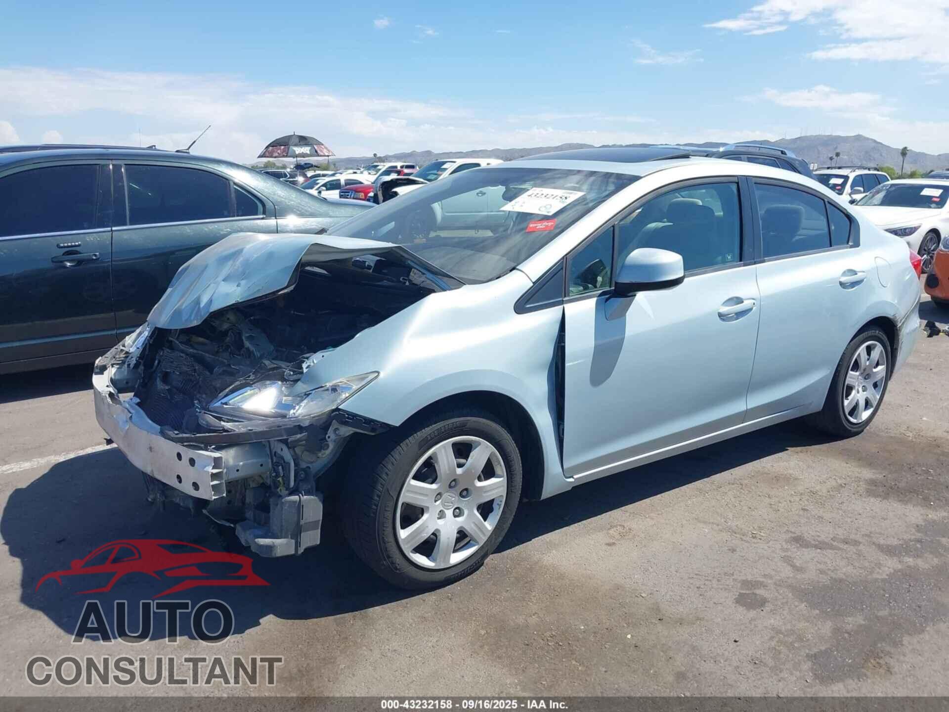 HONDA CIVIC 2012 - 19XFB2F81CE315740