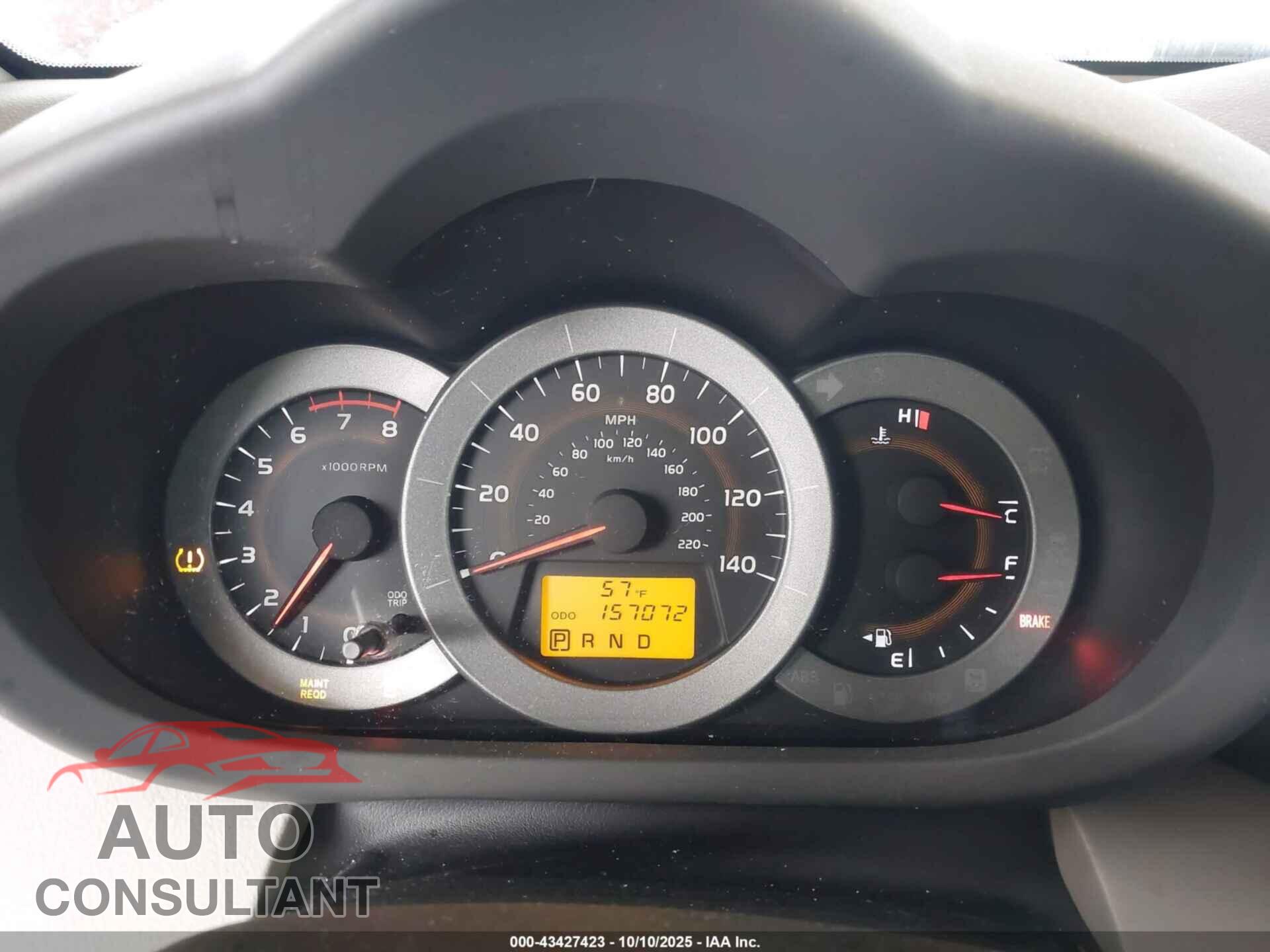 TOYOTA RAV4 2011 - 2T3BF4DV8BW112581