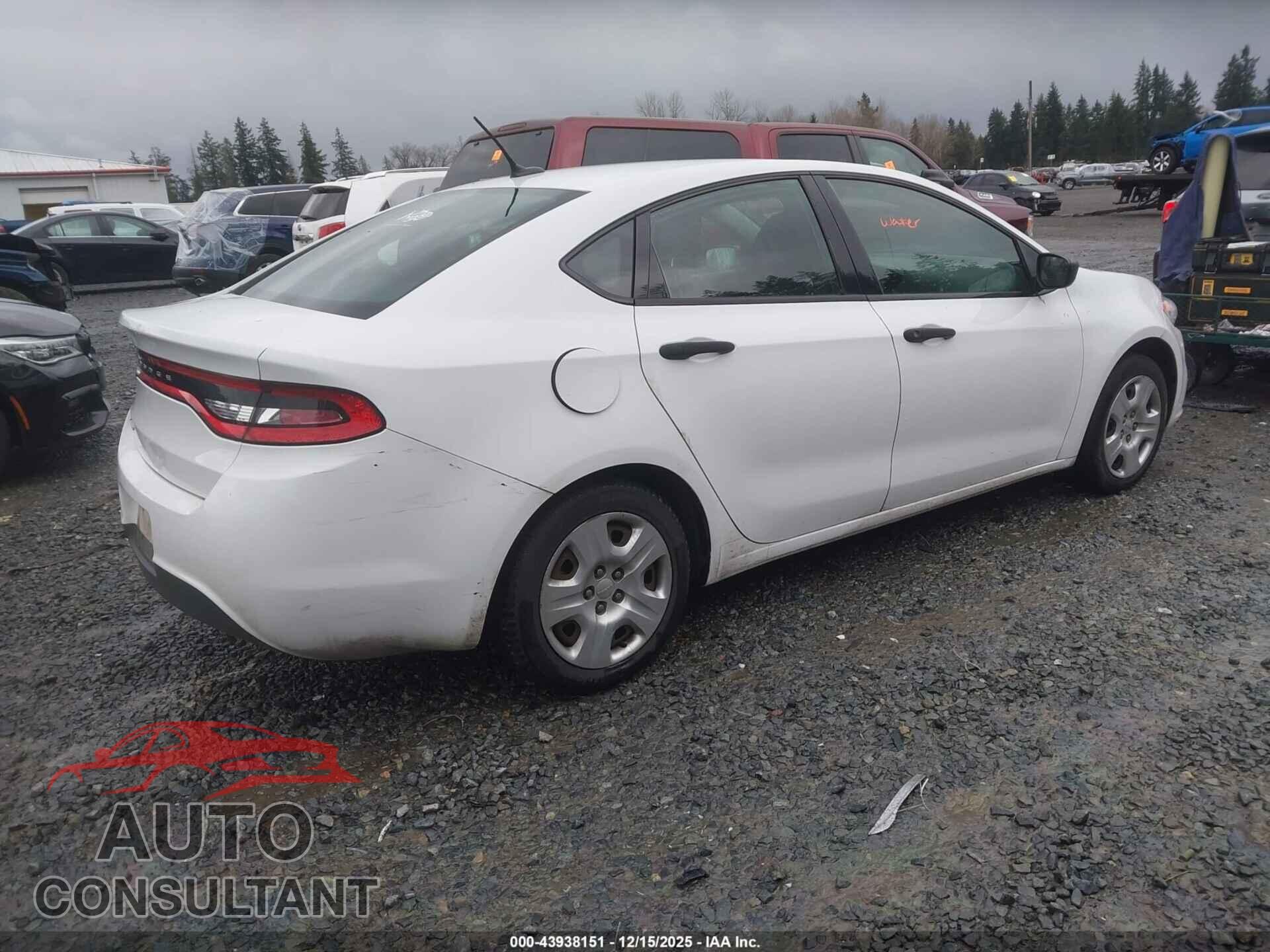 DODGE DART 2013 - 1C3CDFAA1DD320054