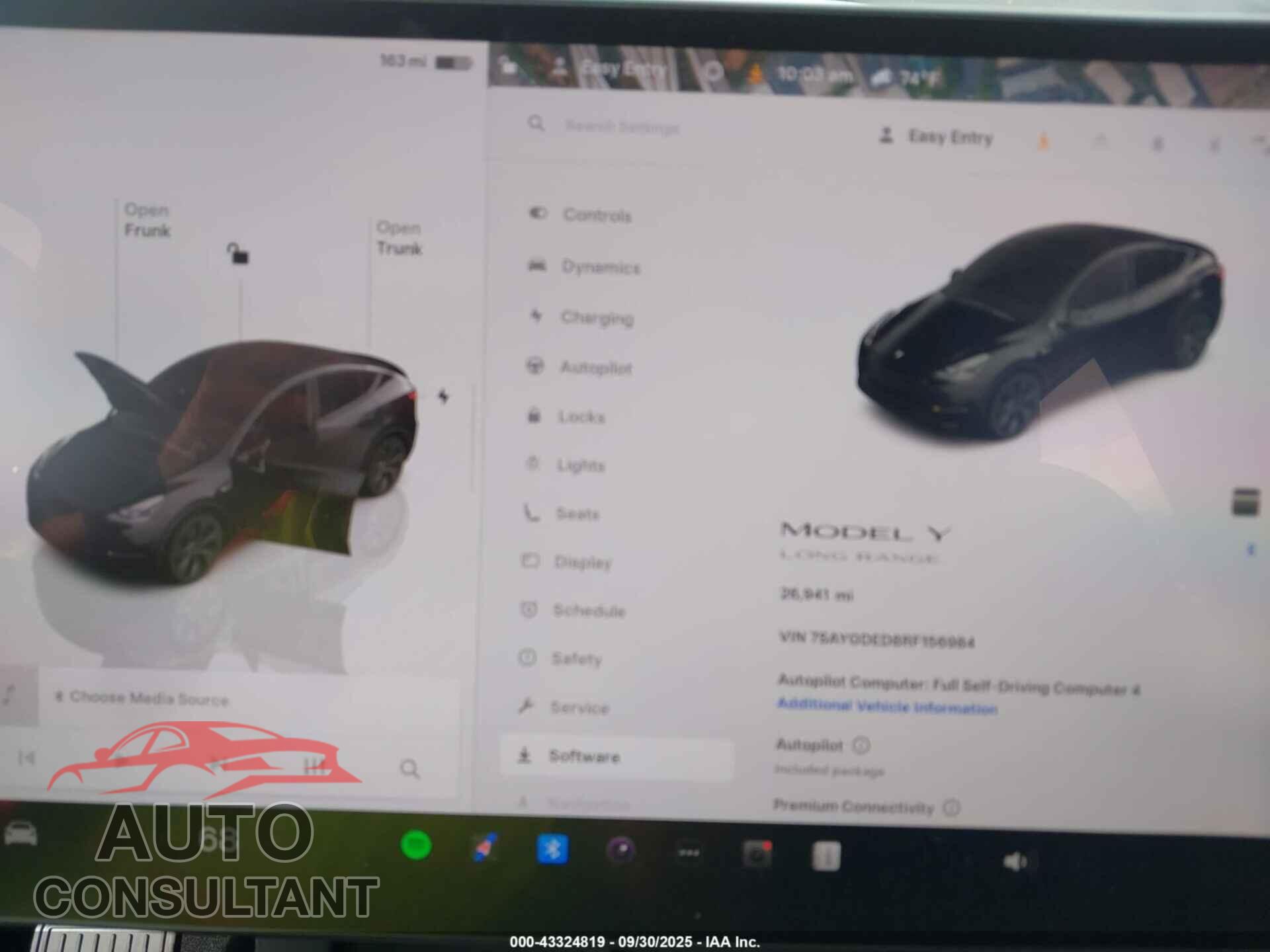 TESLA MODEL Y 2024 - 7SAYGDED8RF156984