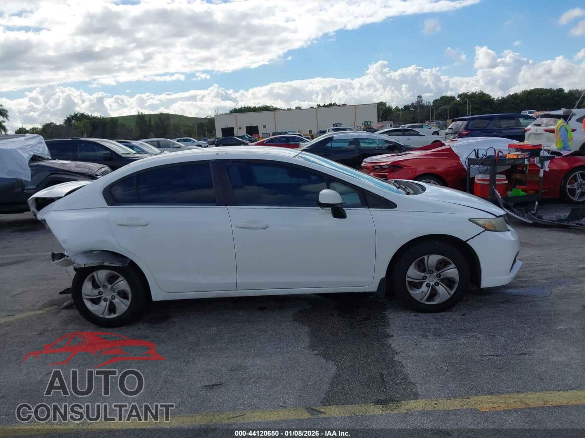 HONDA CIVIC 2013 - 19XFB2F54DE090317