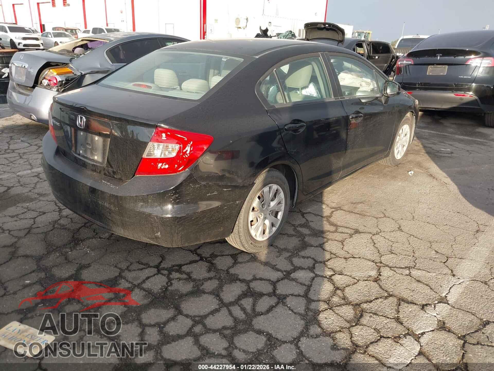 HONDA CIVIC 2012 - 19XFB2F53CE383141