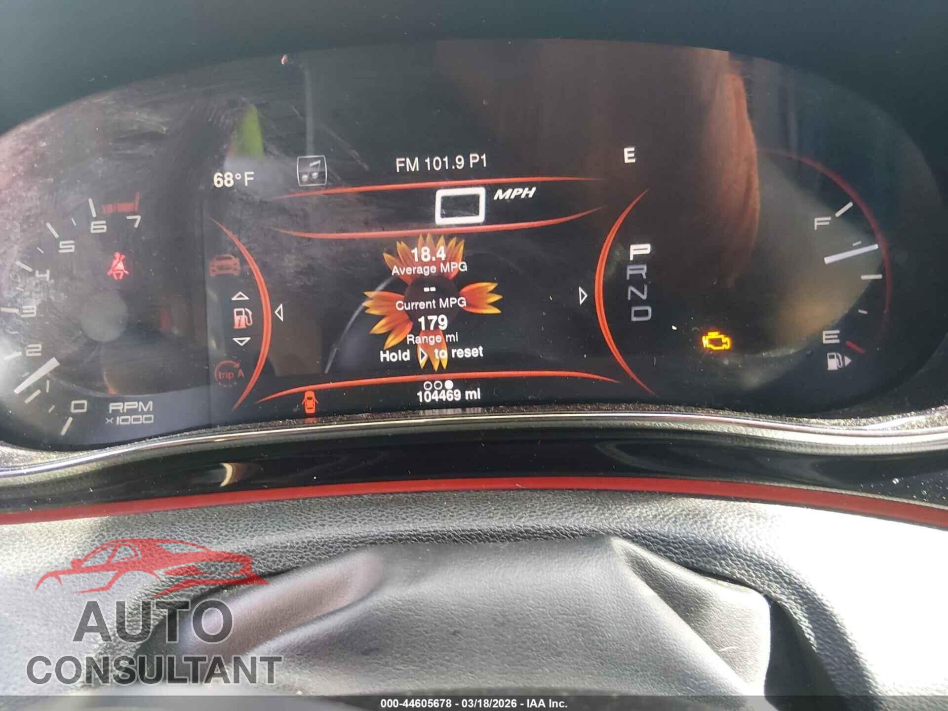 DODGE DART 2013 - 1C3CDFCB0DD327924