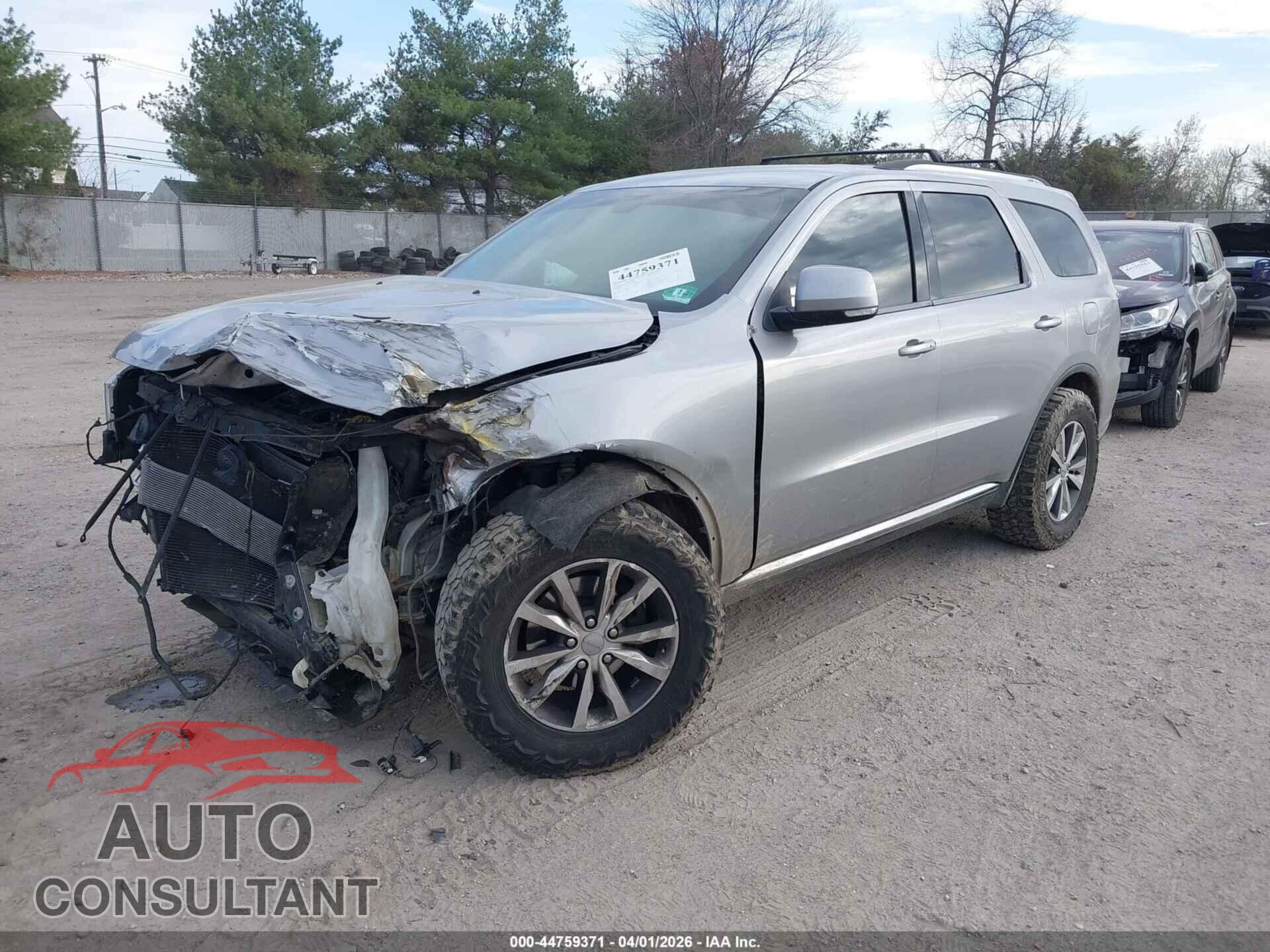 DODGE DURANGO 2016 - 1C4RDJDG7GC412823