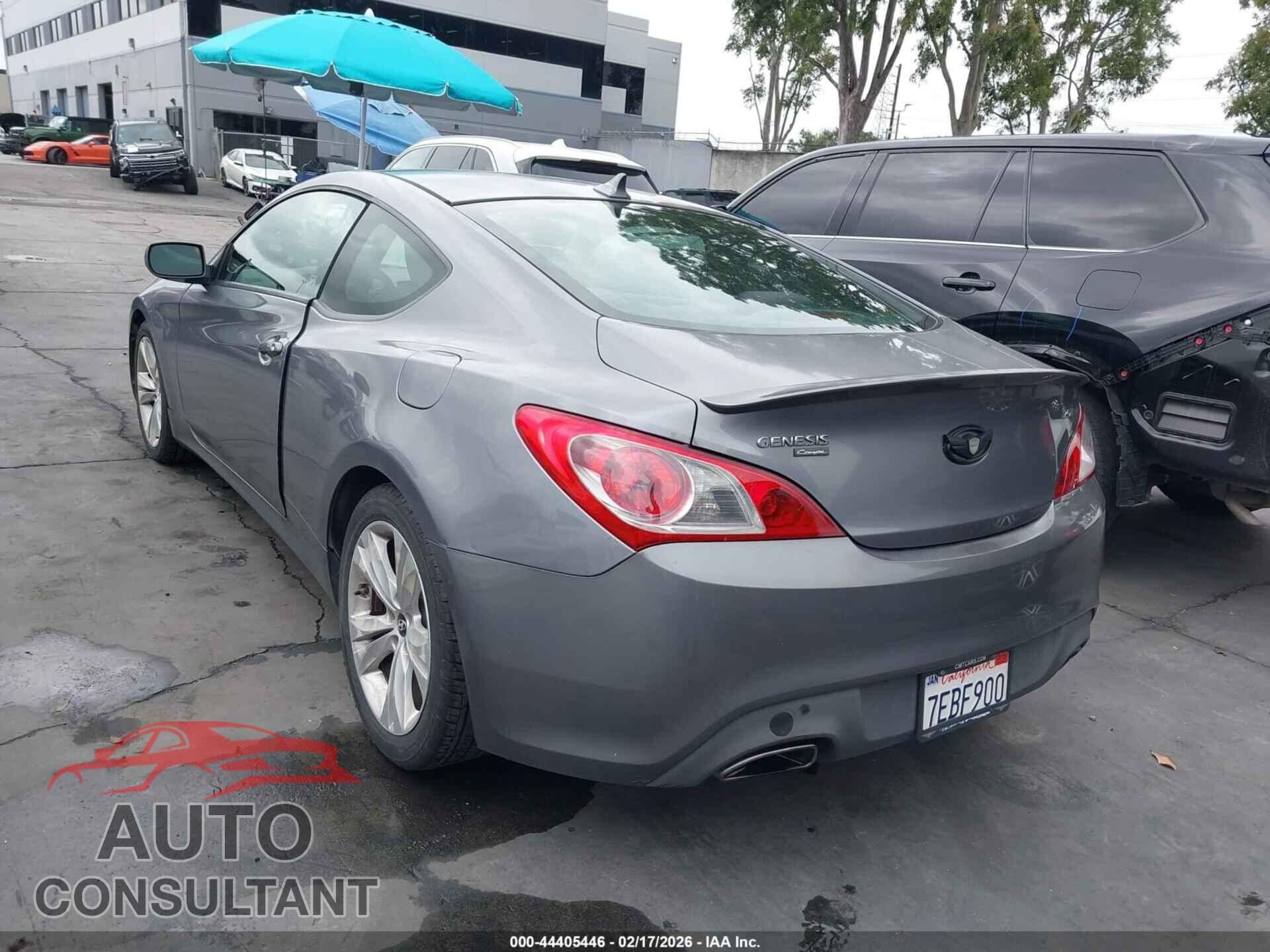 HYUNDAI GENESIS 2012 - KMHHT6KD0CU072600