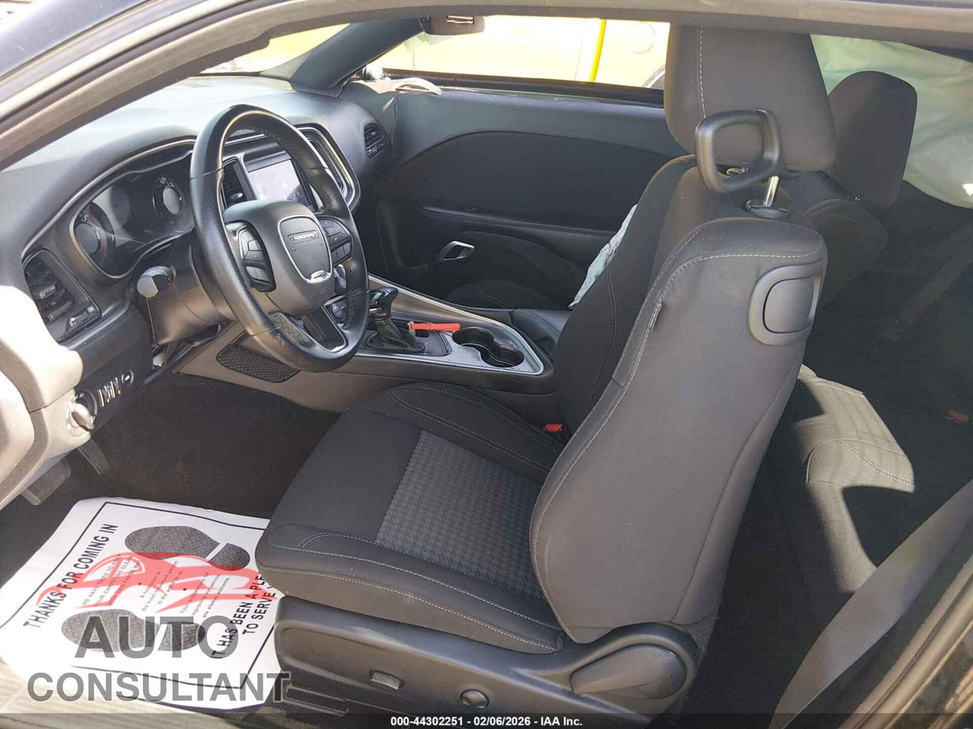 DODGE CHALLENGER 2022 - 2C3CDZAG6NH151739