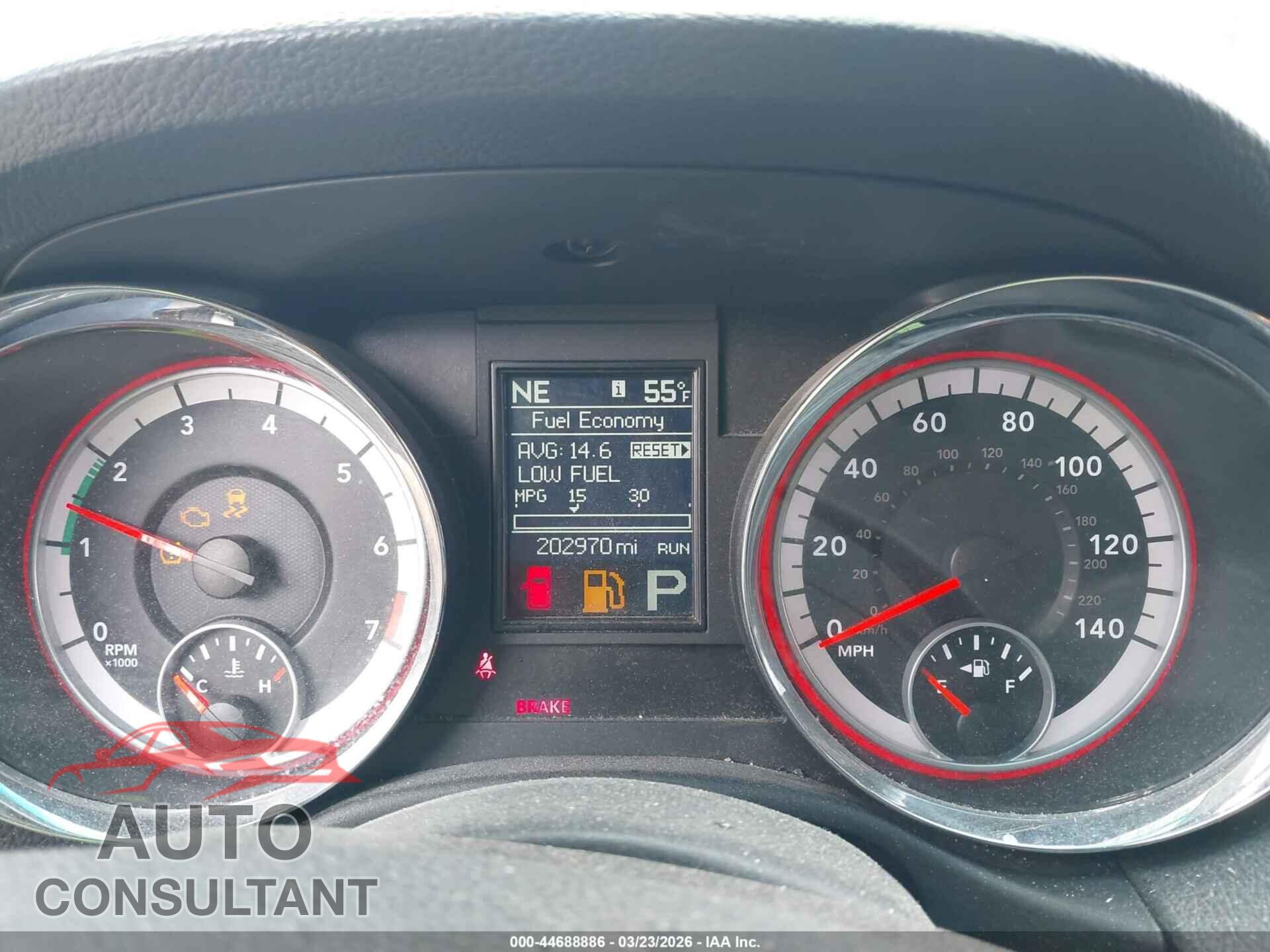 DODGE DURANGO 2011 - 1D4RE2GG5BC651250