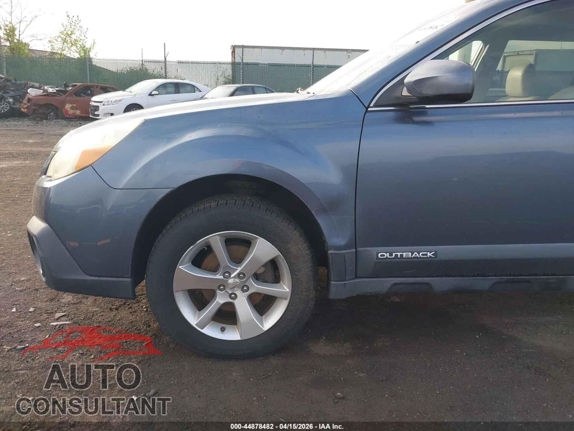 SUBARU OUTBACK 2014 - 4S4BRBKC0E3212710