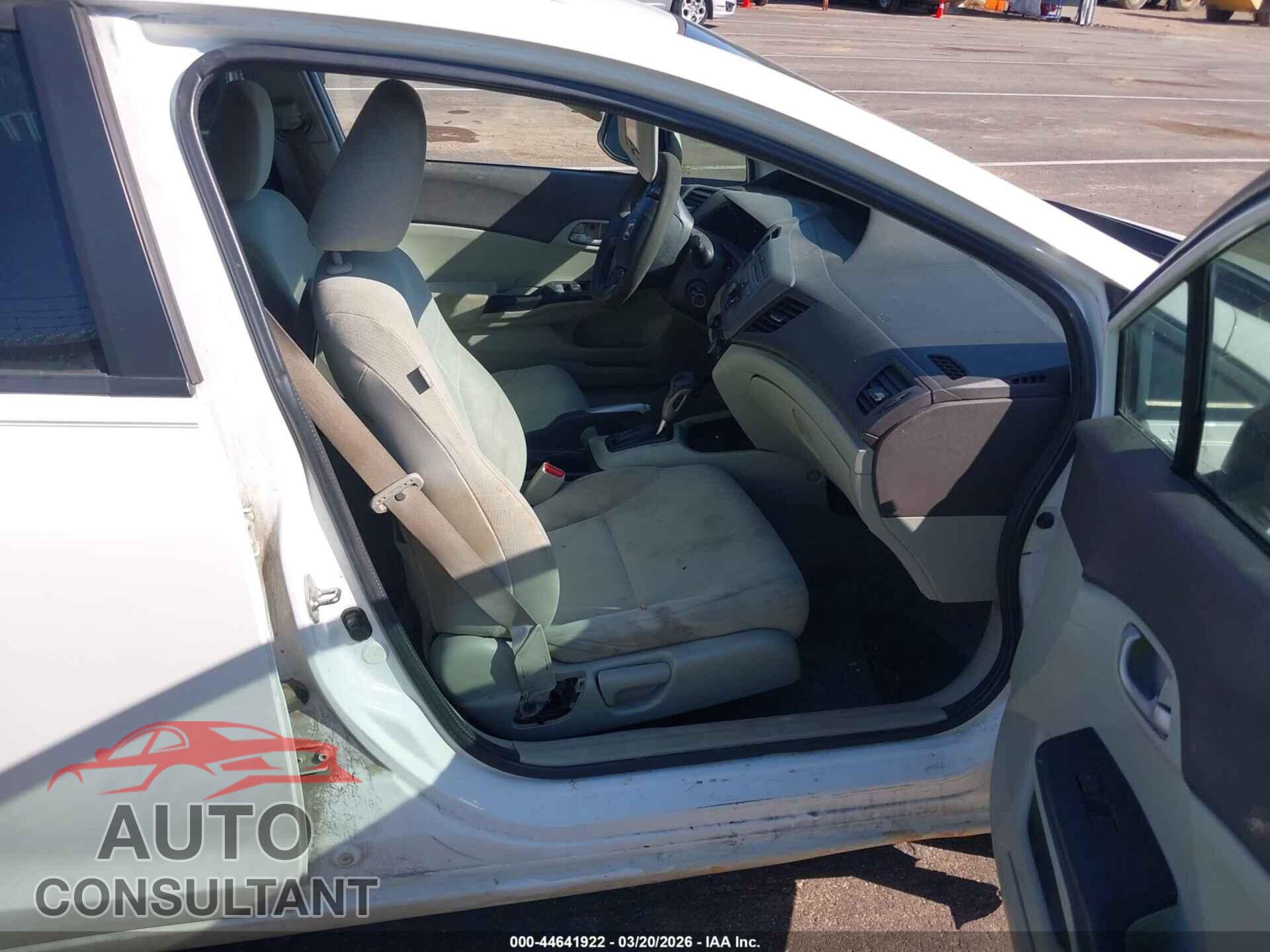 HONDA CIVIC 2012 - 19XFB2F56CE084209