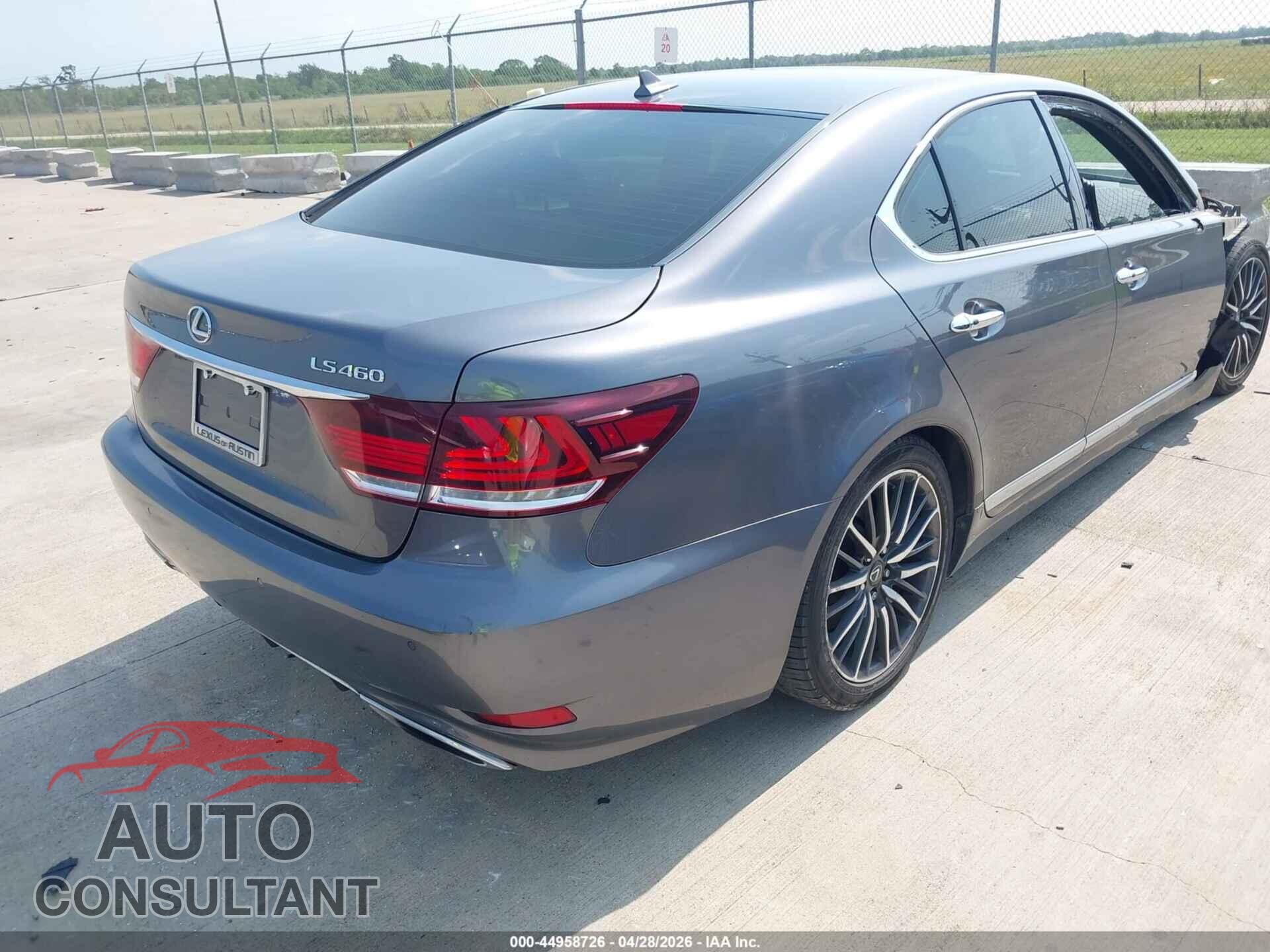 LEXUS LS 460 2013 - JTHBL5EF8D5122848