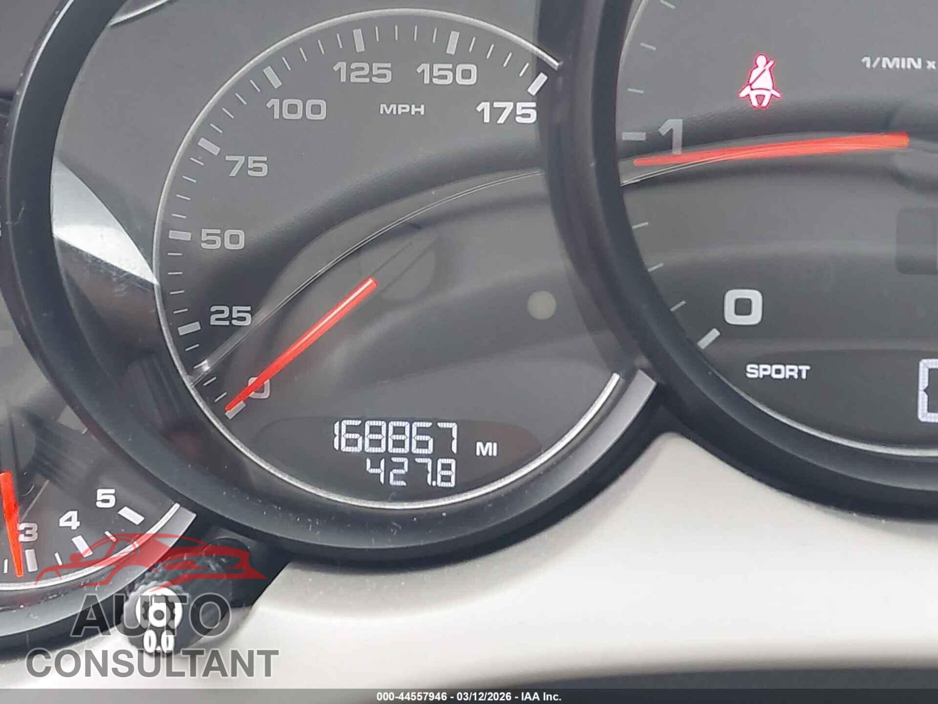 PORSCHE CAYENNE 2013 - WP1AF2A23DLA35620