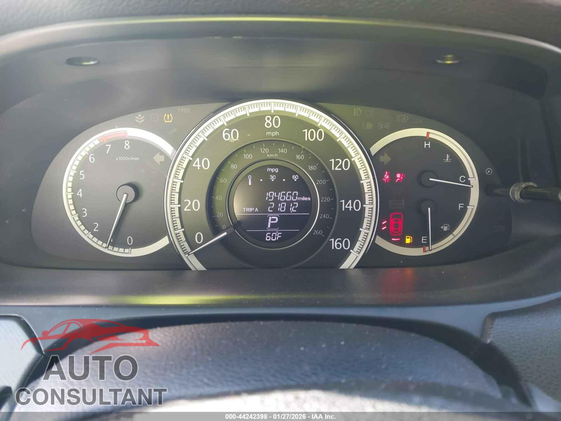 HONDA ACCORD 2015 - 1HGCR2F39FA180941