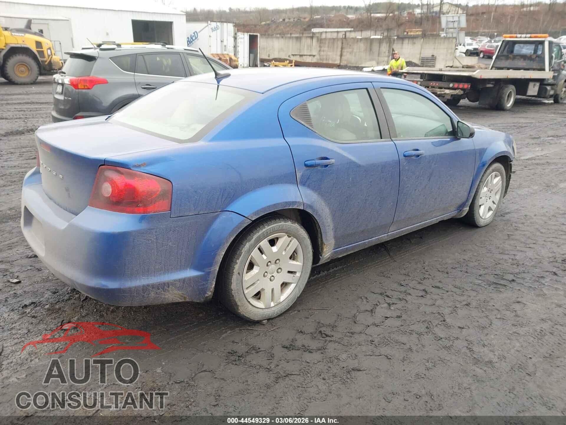 DODGE AVENGER 2013 - 1C3CDZAB6DN540553