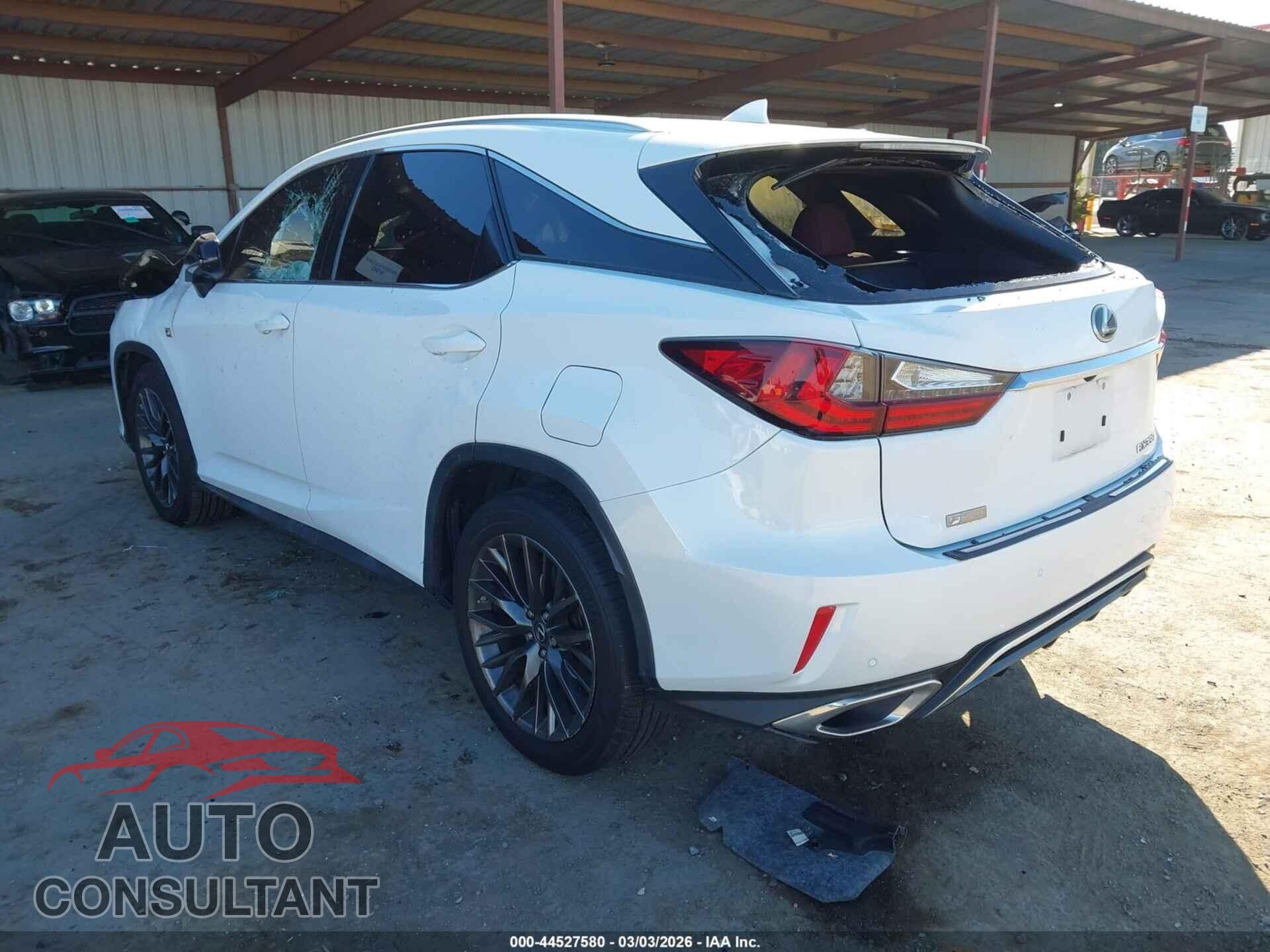 LEXUS RX 2017 - 2T2BZMCA2HC071725