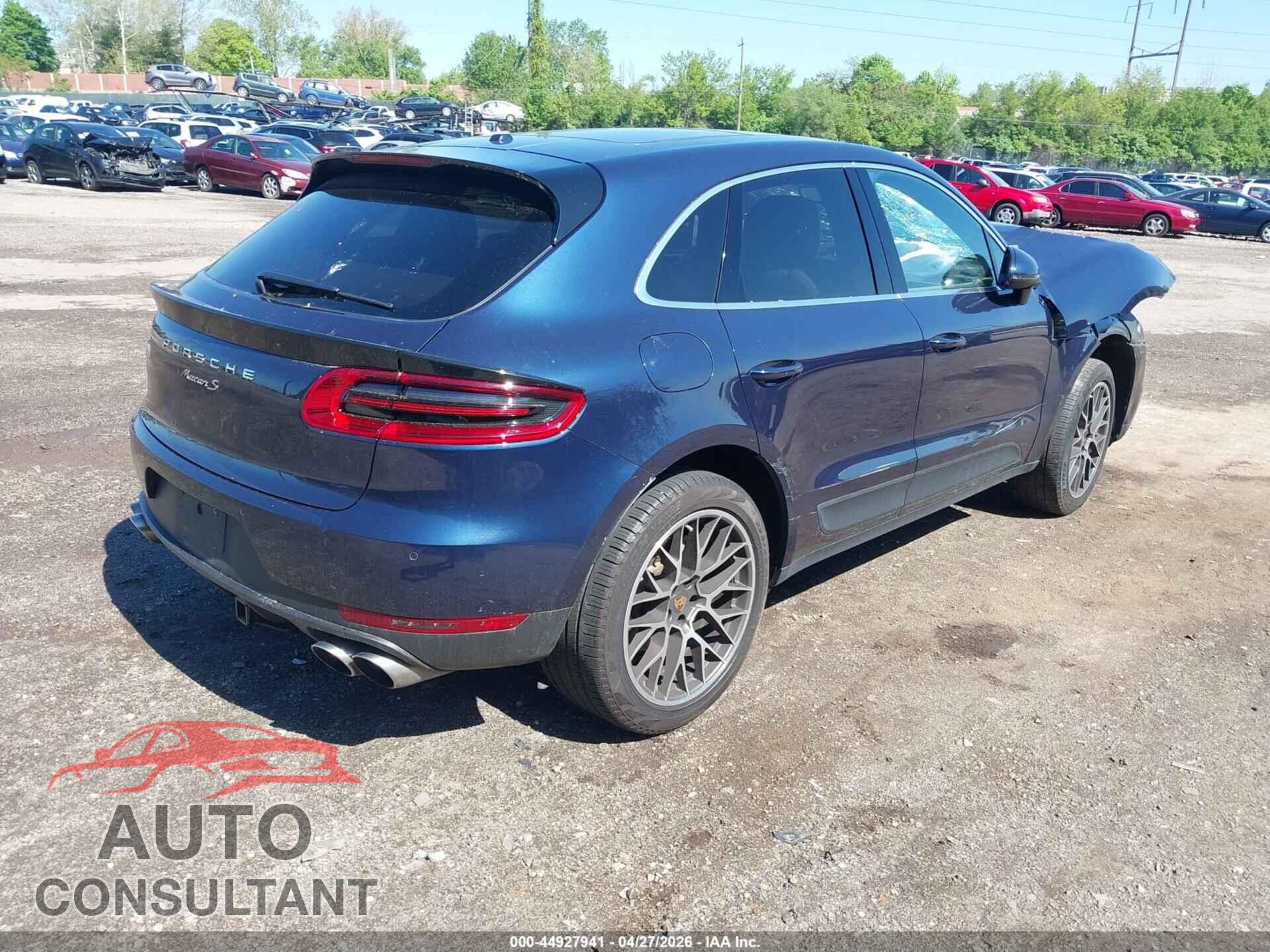 PORSCHE MACAN 2016 - WP1AB2A59GLB51012
