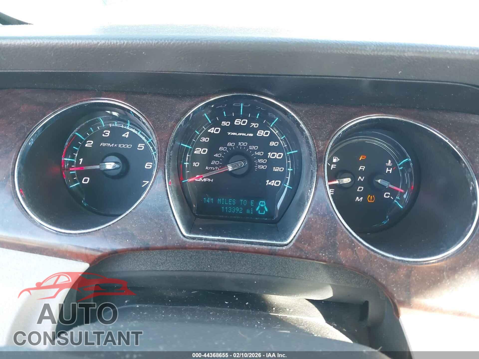 FORD TAURUS 2011 - 1FAHP2EW1BG189538