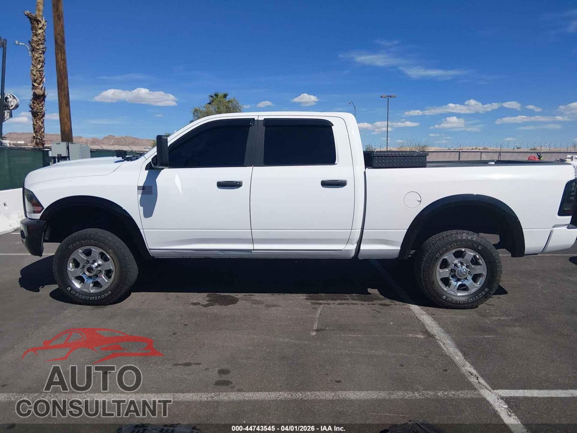 DODGE RAM 2500 2010 - 3D7TT2CT8AG127376