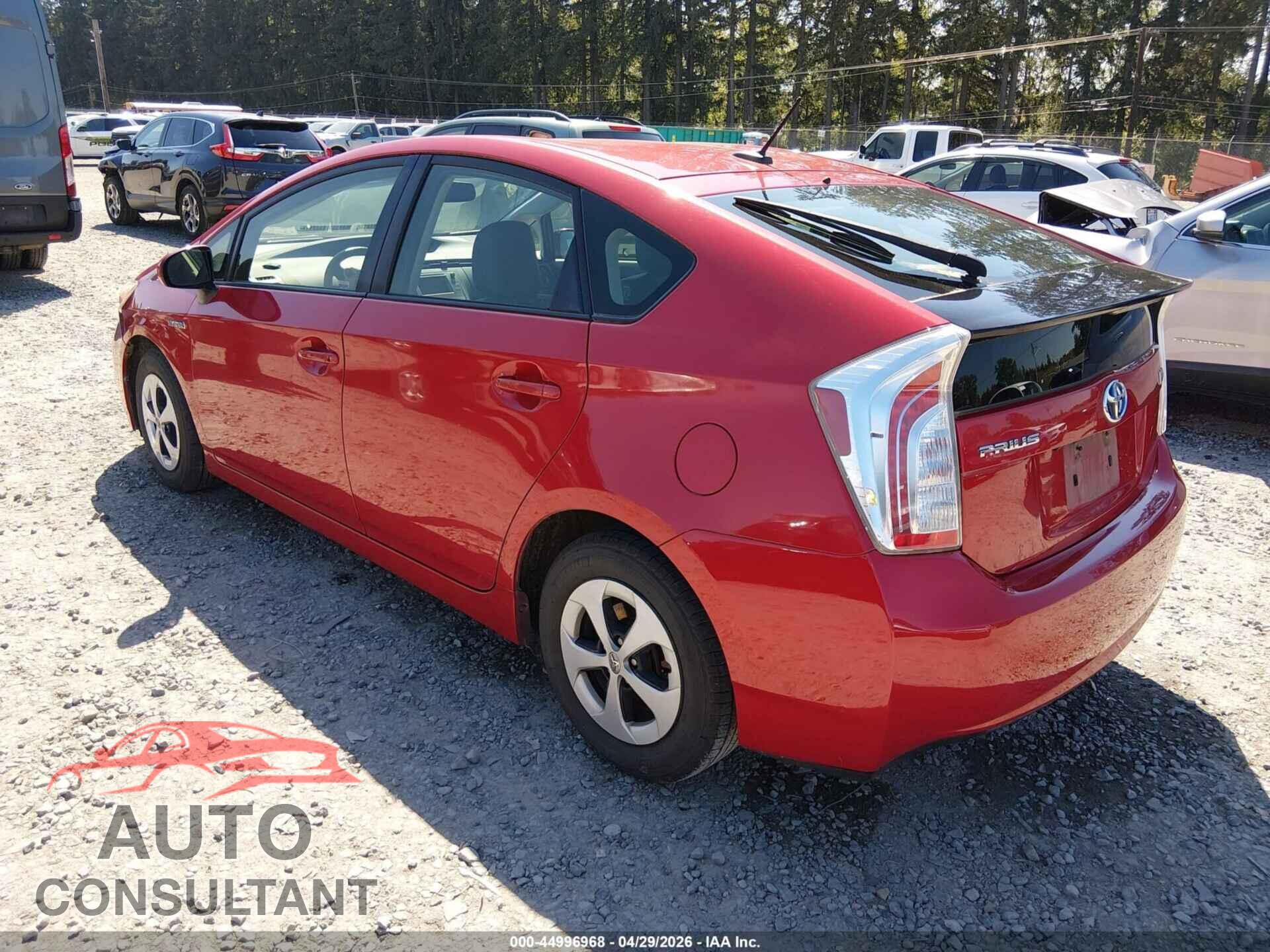 TOYOTA PRIUS 2013 - JTDKN3DU8D5695460
