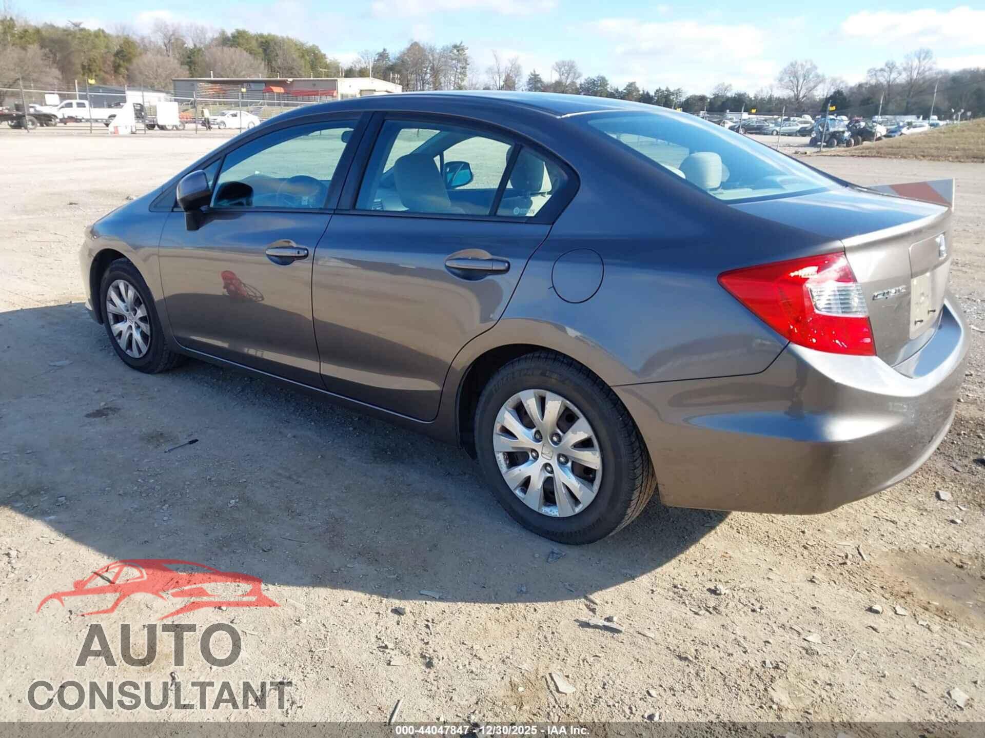 HONDA CIVIC 2012 - 19XFB2F55CE032912