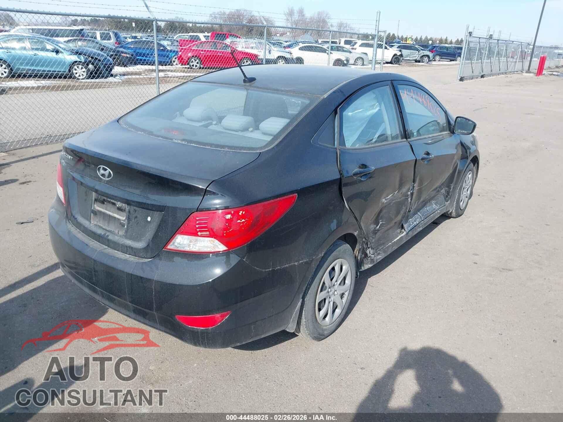 HYUNDAI ACCENT 2013 - KMHCT4AE8DU311207