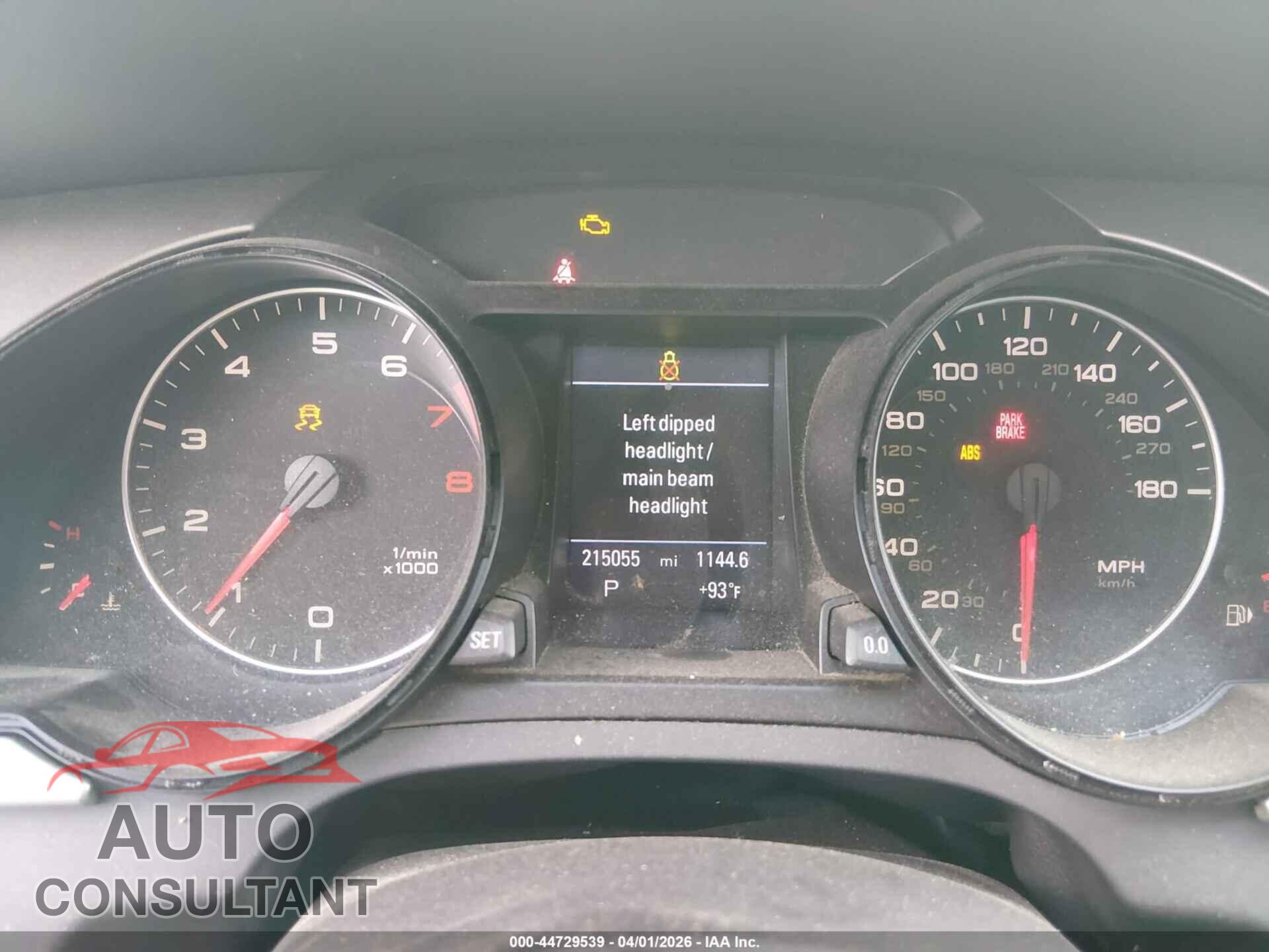 AUDI A5 2010 - WAULFAFR9AA007089